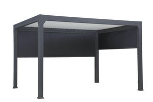 Rideau manuel 4m Menea noir 2100