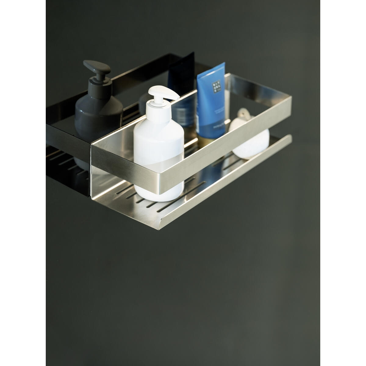 Mensola per bagno Genova L 30 cm cromo opaco - 3