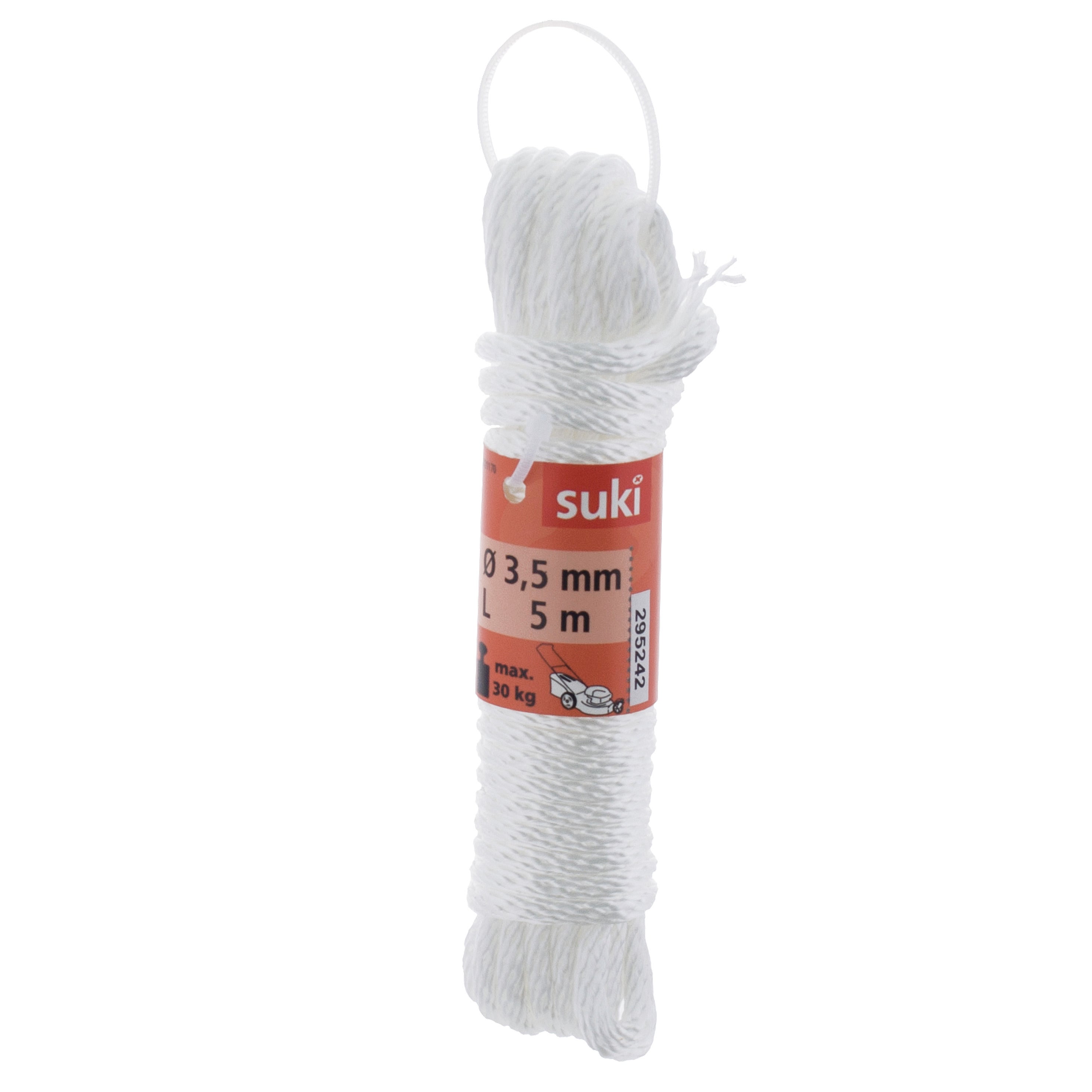 Corda in polipropilene SUKI L 5 m x Ø 3.5 mm bianco carico max 30 Kg - 5