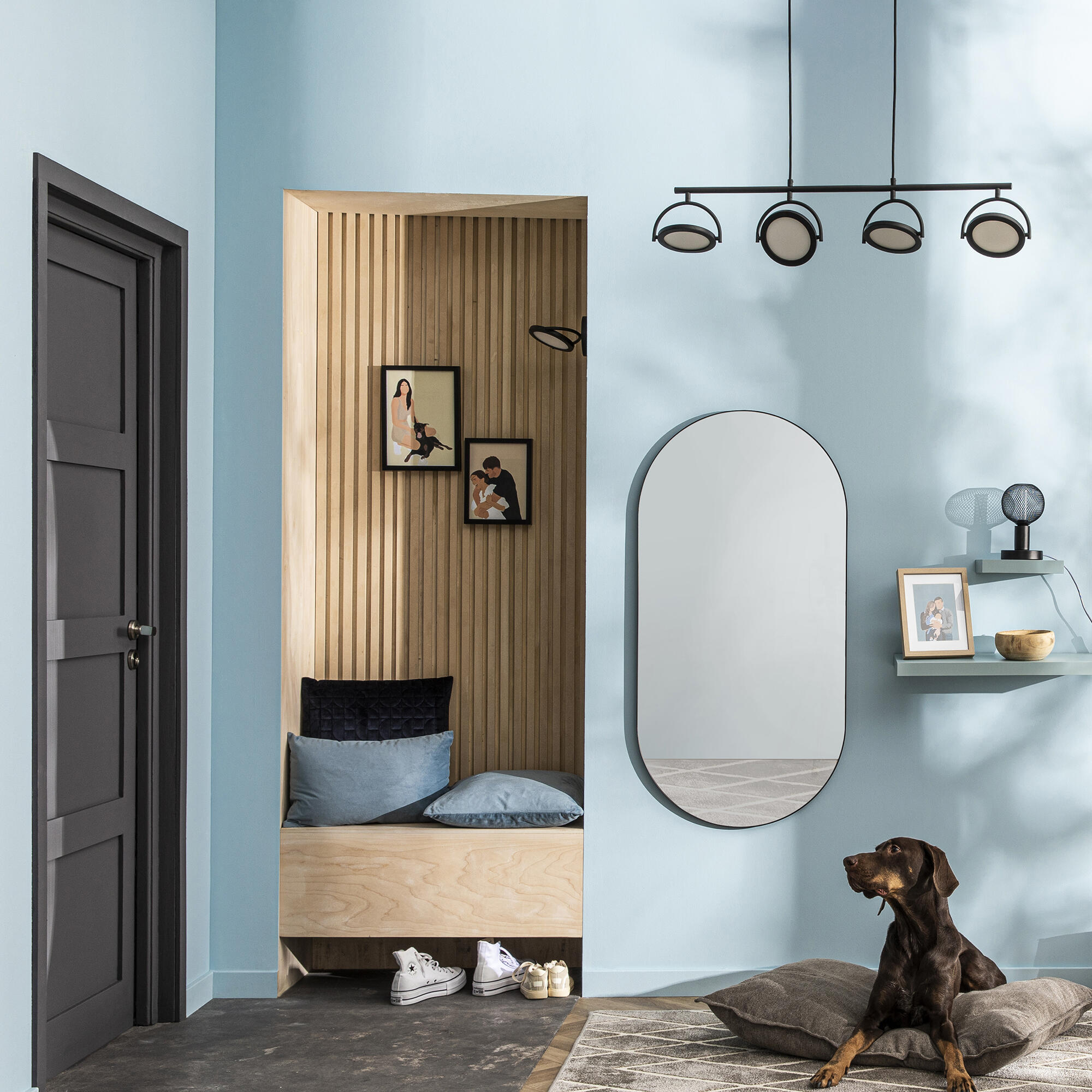 Pannello mdf L 244 x H 122 cm Sp 15 mm naturale, su misura - 2