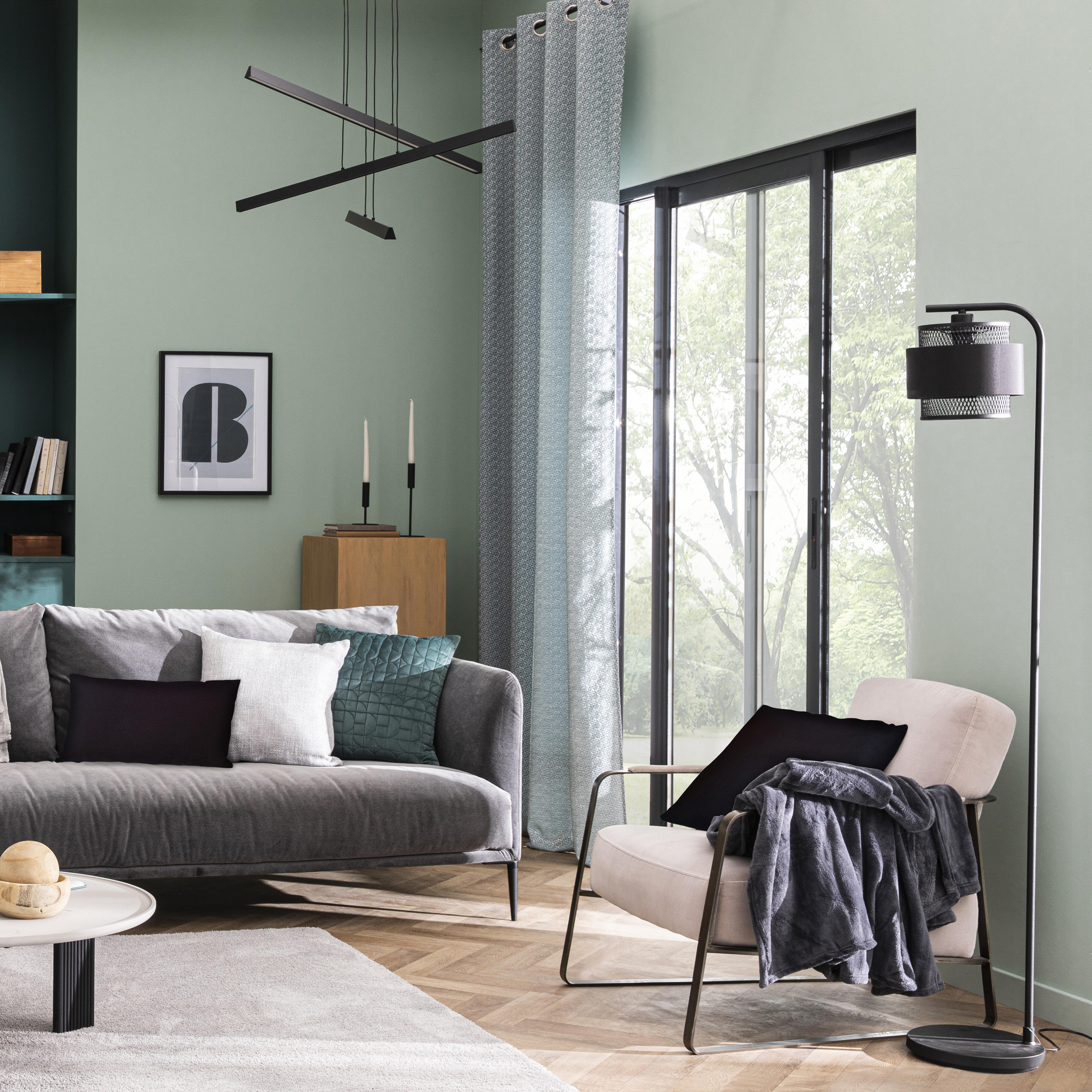 Lampada da terra Ottomane in acciaio, H 160.5 cm, E27 INSPIRE - 4