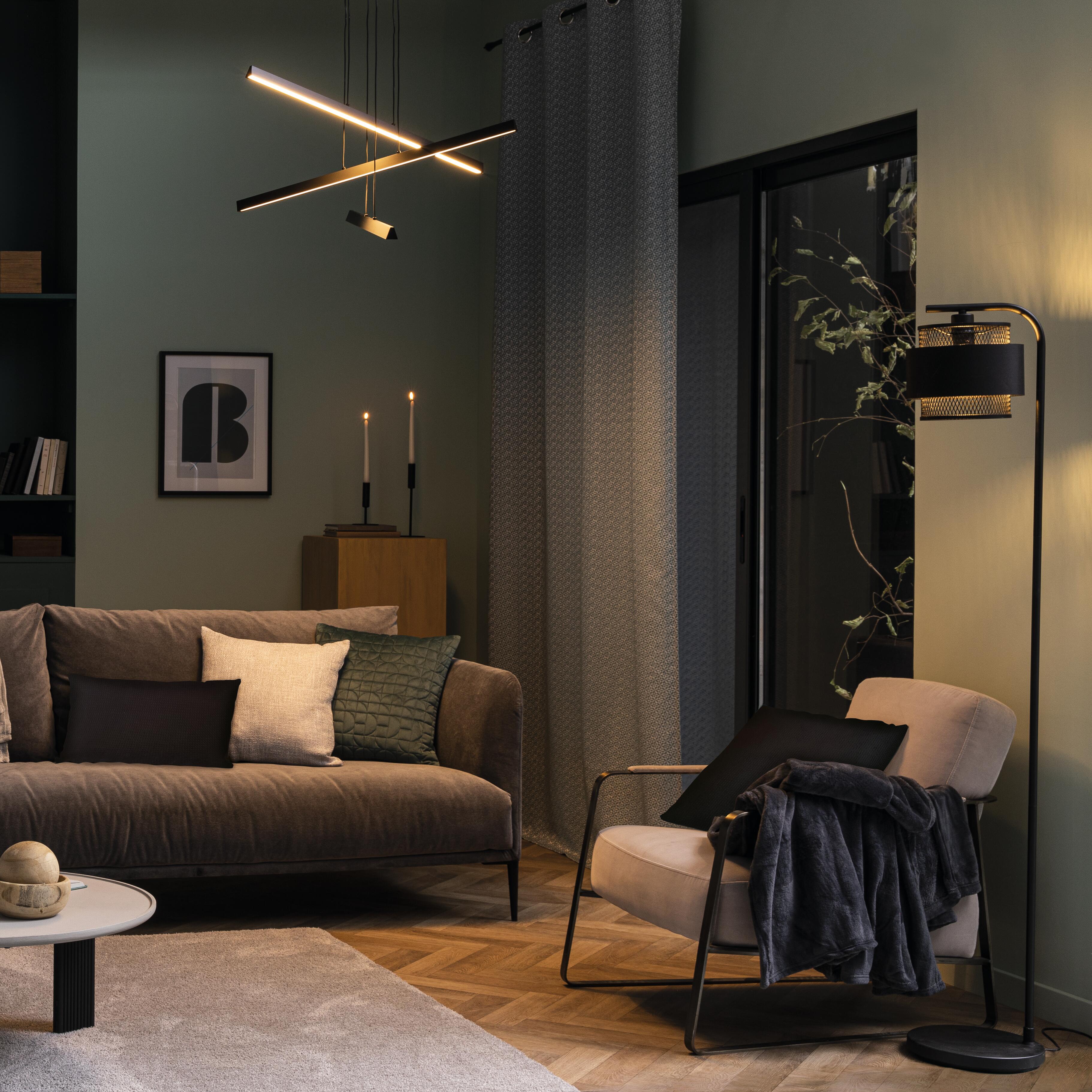 Lampada da terra Ottomane in acciaio, H 160.5 cm, E27 INSPIRE - 3