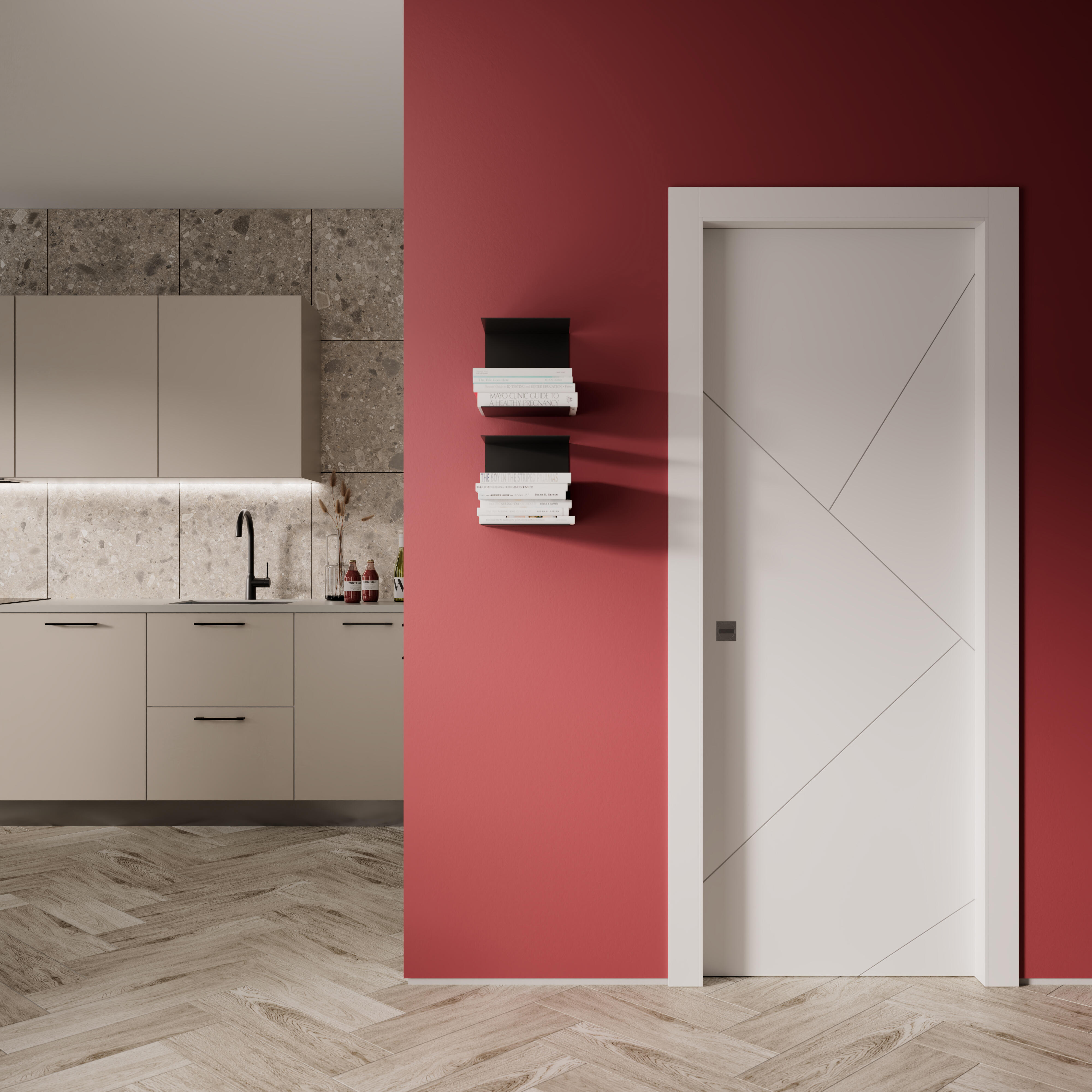 Piastrella da pavimento e rivestimento interno in gres porcellanato 17 x 62 cm non rettificato grigio opaco Baita R9 traffico intenso (pei 4/5) Sp. 8 mm 1.37 mq - 3