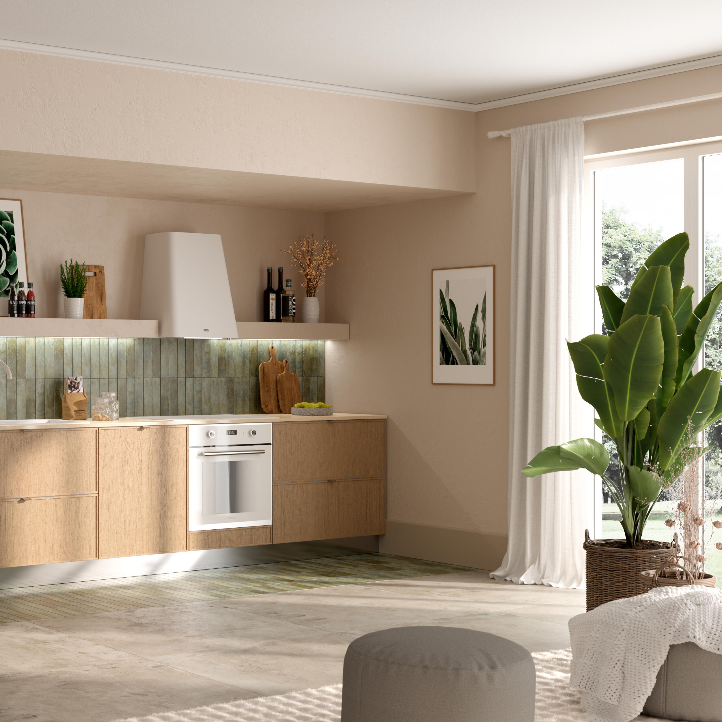 Stampa incorniciata Strelitzia nero 42 x 52 cm - 6