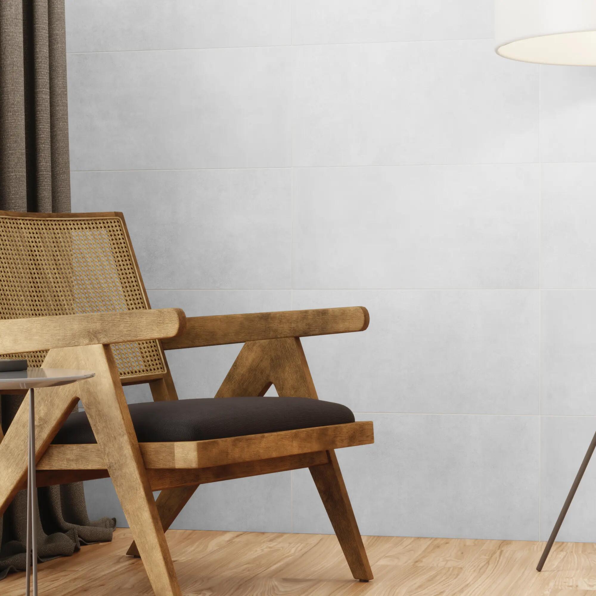 Suelo/azulejo porcelánico blaze efecto cemento argent 61.3x30.3 cm c1 pamesa