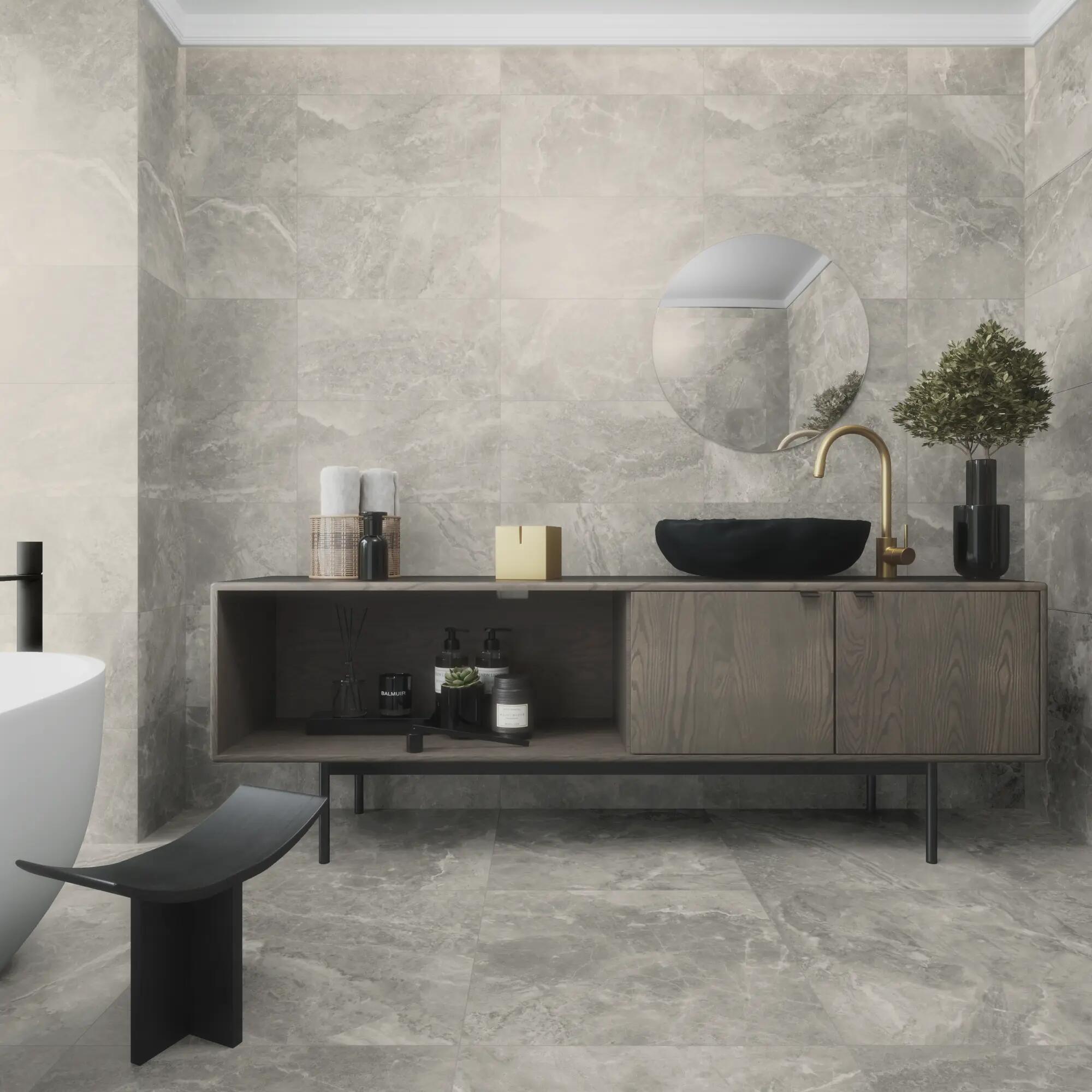 Suelo porcelánico arezzo efecto mármol crema 60x60 cm pamesa