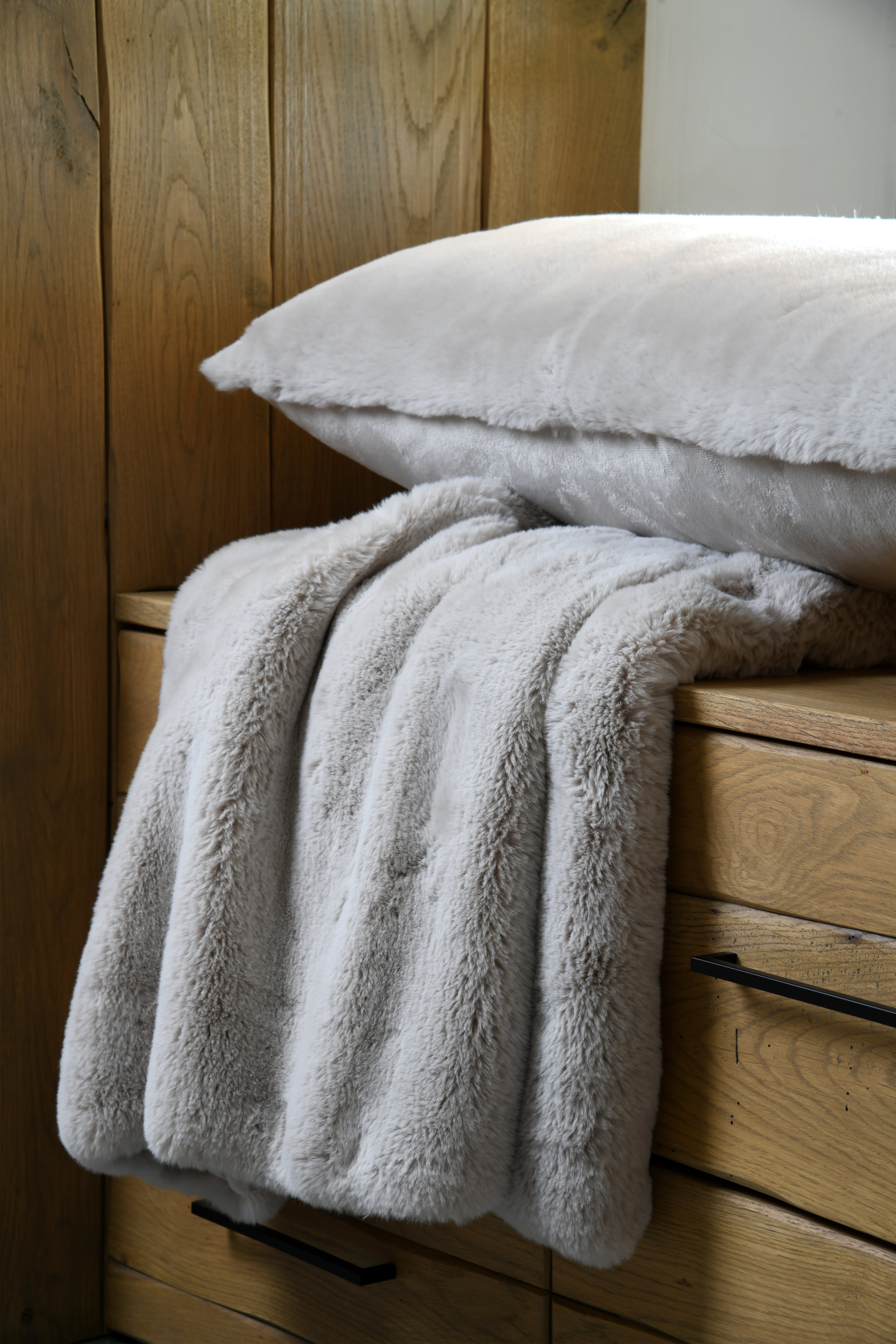 Coussin Bostan, naturel l.80 x L.50 cm - 4