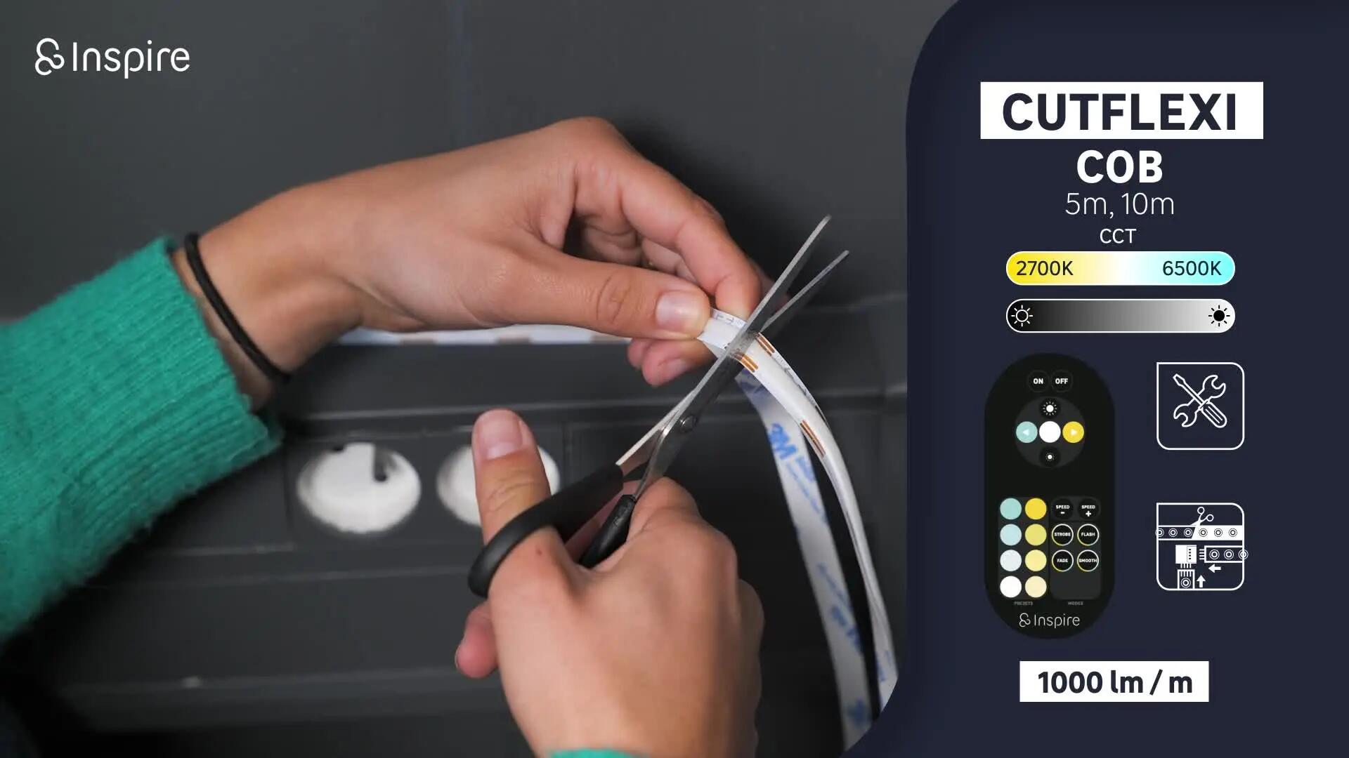 Fita Led Cutflex regulável 1000Lm/m 5 metros inspire - 3