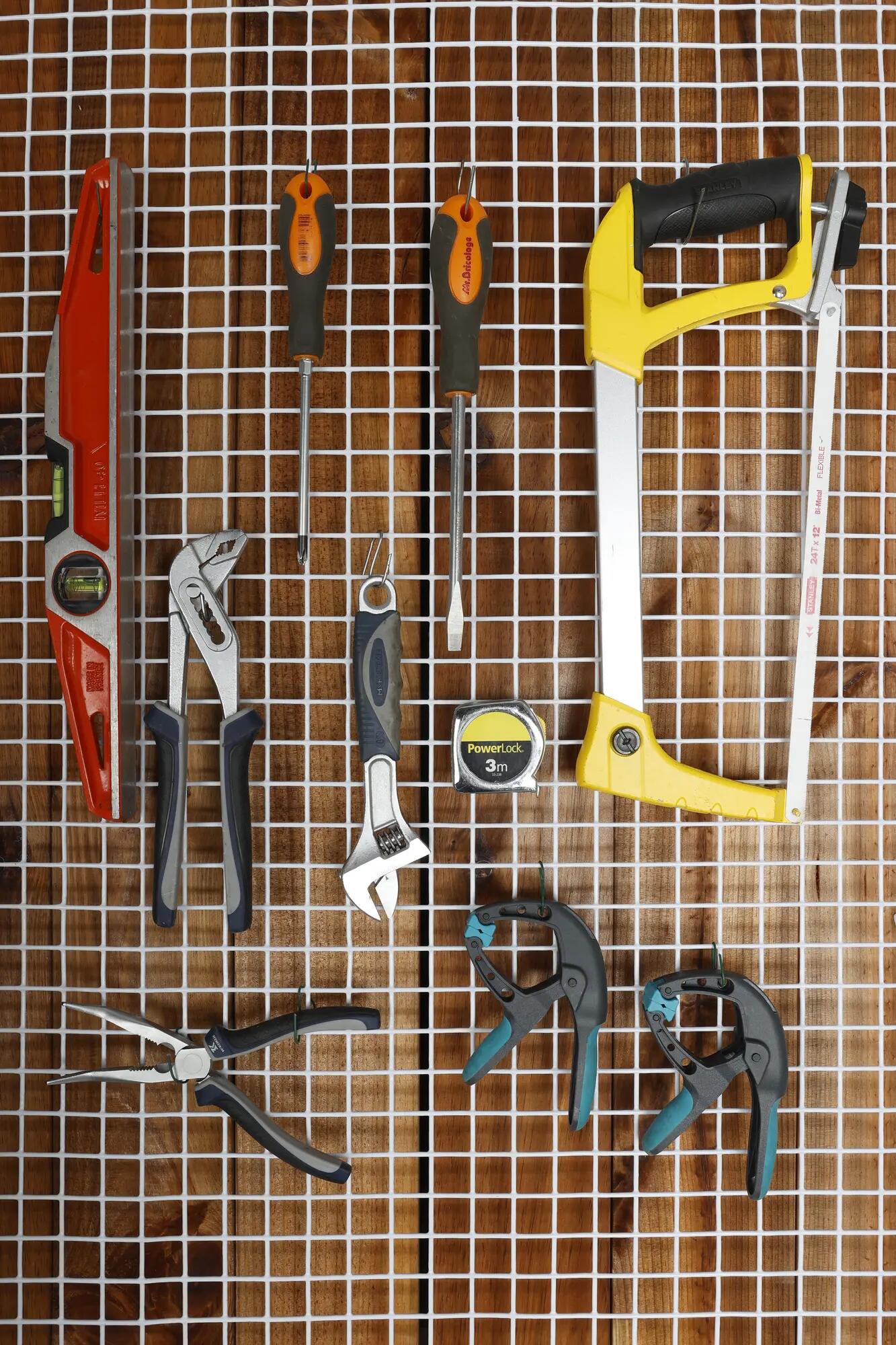 Panneau treillis métal blanc, maille 25mm, H.120cm x l.60cm, Ideal Garden - 3