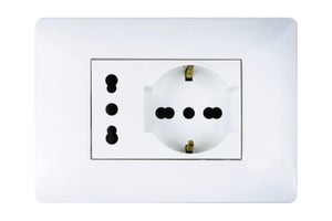 Interruttore Vimar Plana 1P 10A 250V - 5 Pezzi, Illuminabile, Tasto Sostituibile, Per Installazioni Civili