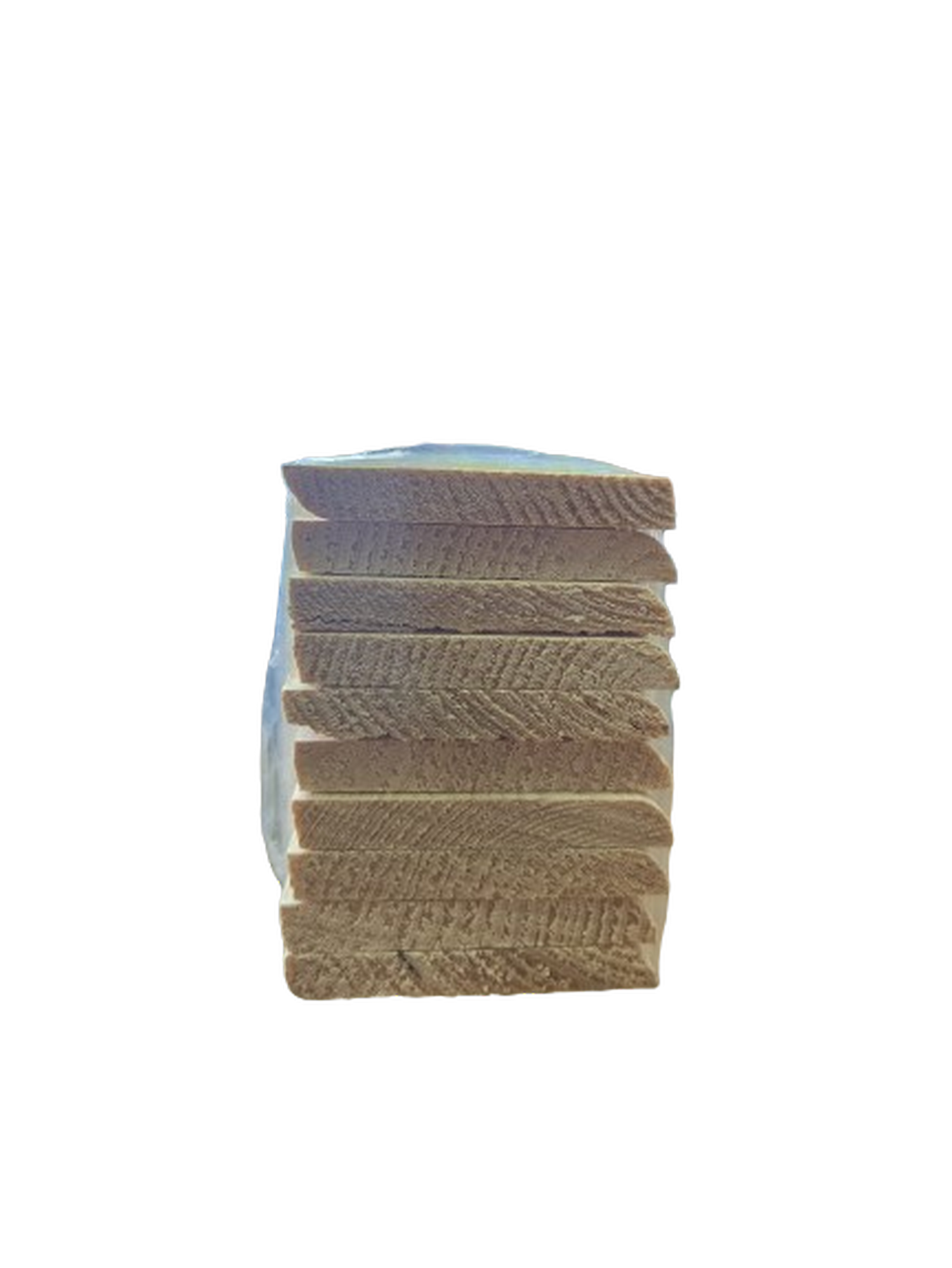 Pack de 10 rodapiés  de madera de 100x1cm madera natural - 5