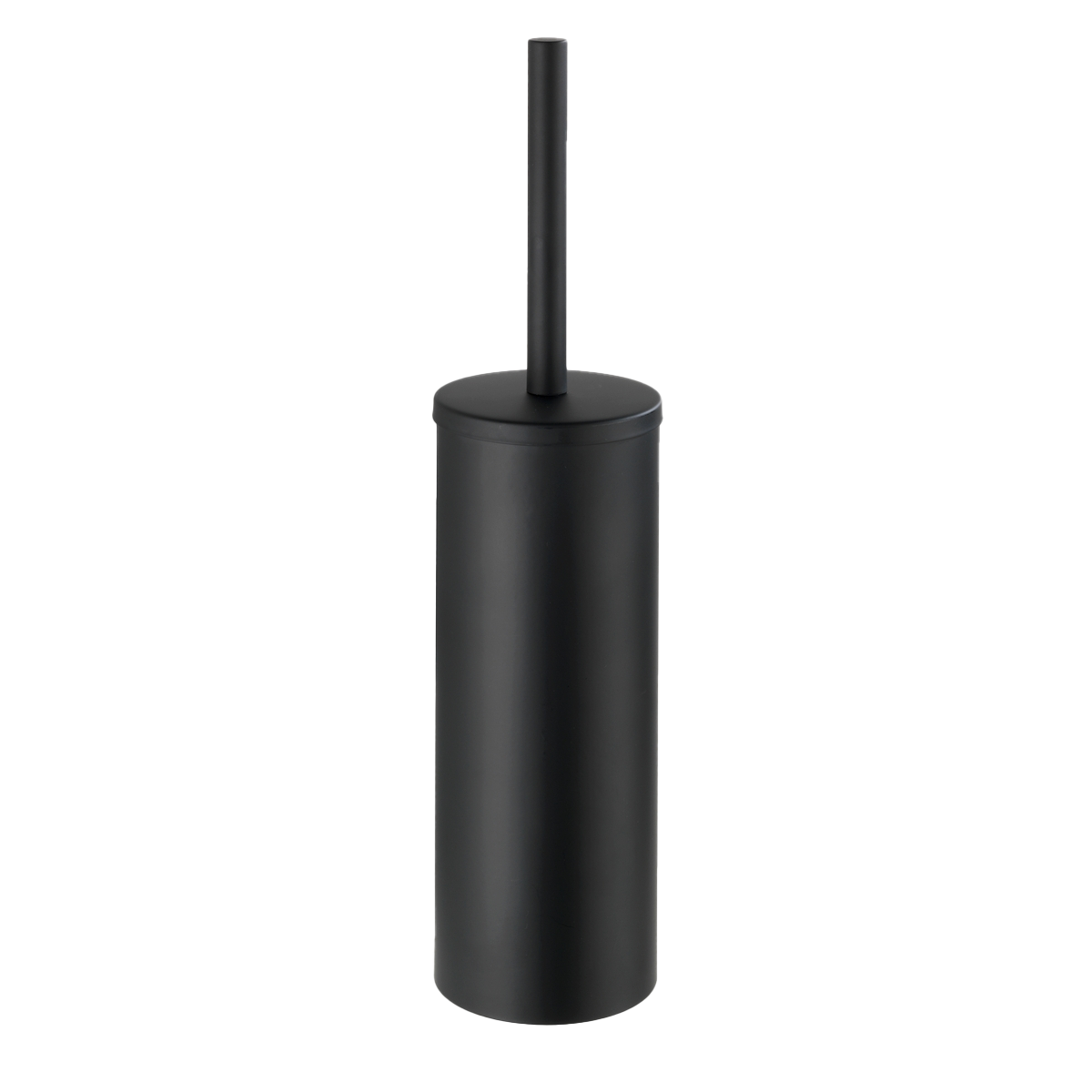 Portascopino appoggio orea H 40.5 cm in inox nero - 2