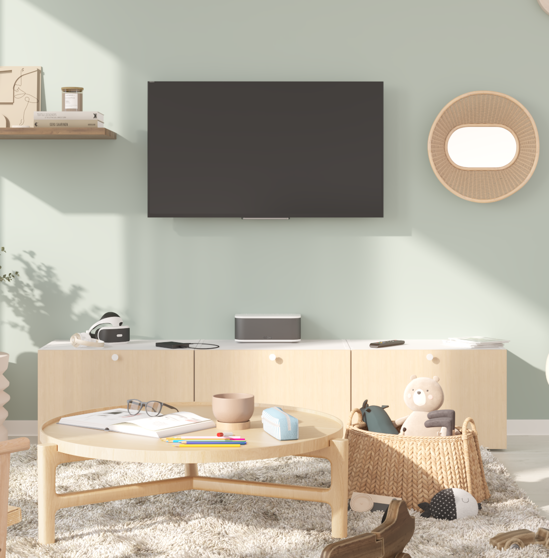 Diapositive Móvel de TV EVO'M