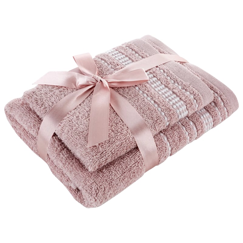 Komplet ręczników Joly 30x50 50x90 różowy