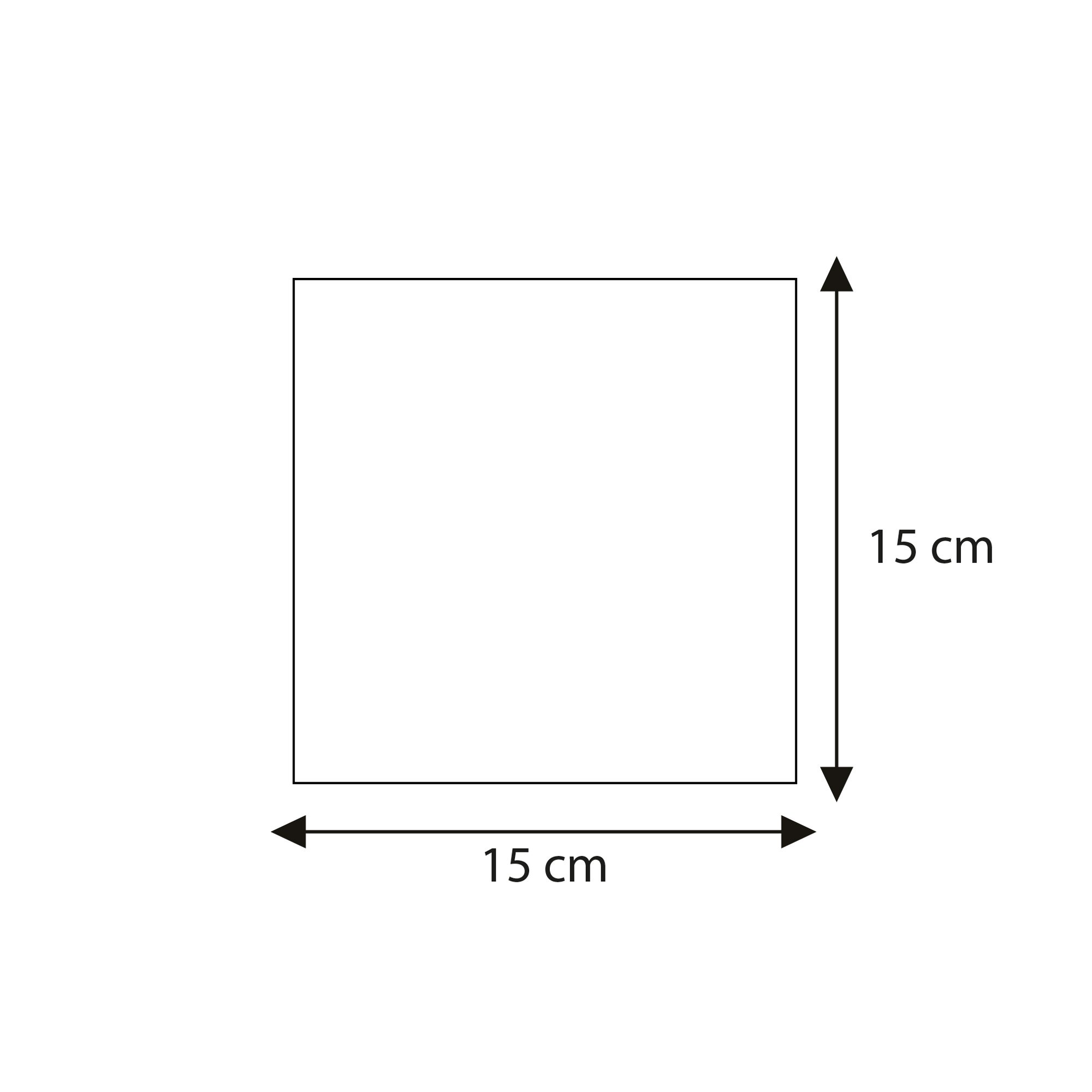 Lot de 6 adhésifs décoratifs Uni, blanc 15x15 cm - 3