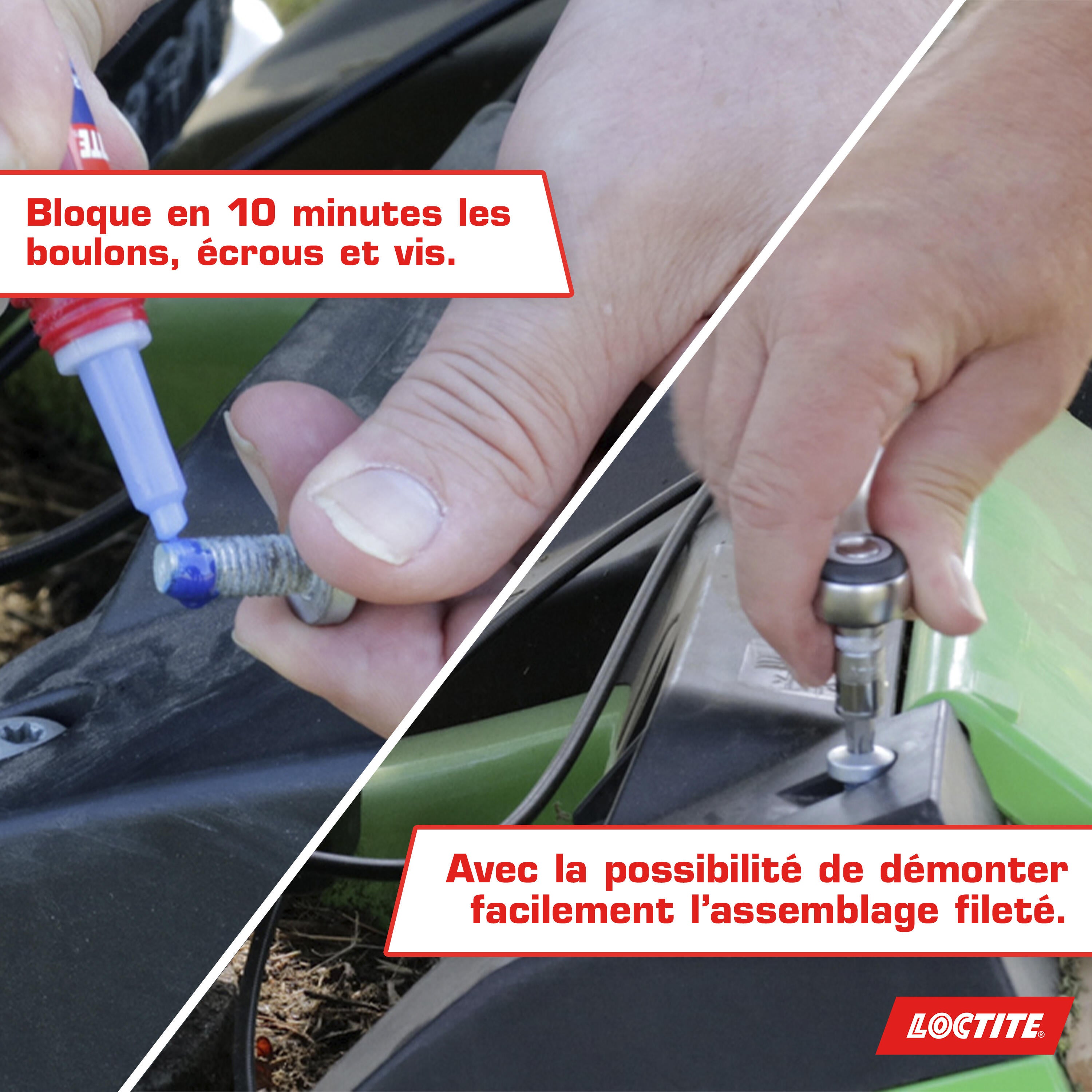 Colle de fixation LOCTITE C bloc écrou, 5 ml - 4