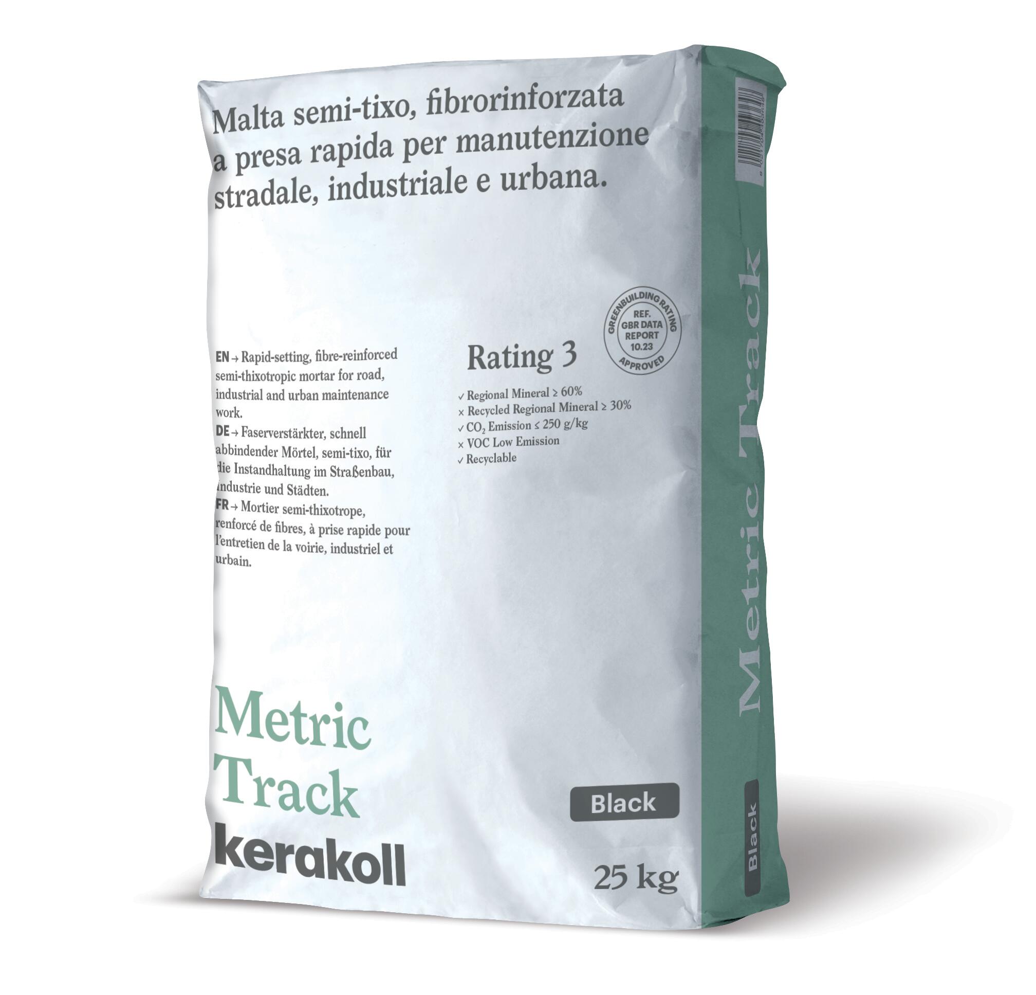 Malta KERAKOLL METRIC TRACK BLACK nera 25 kg - 2