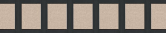 Papier peint panoramique PIMP MY WALL soubassement noir l.400 x H.80 cm