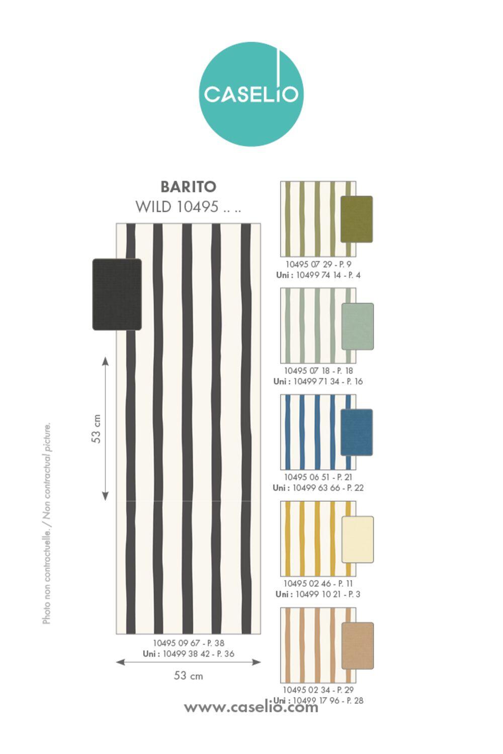 Papier peint intissé Stay wild barito vert - 3