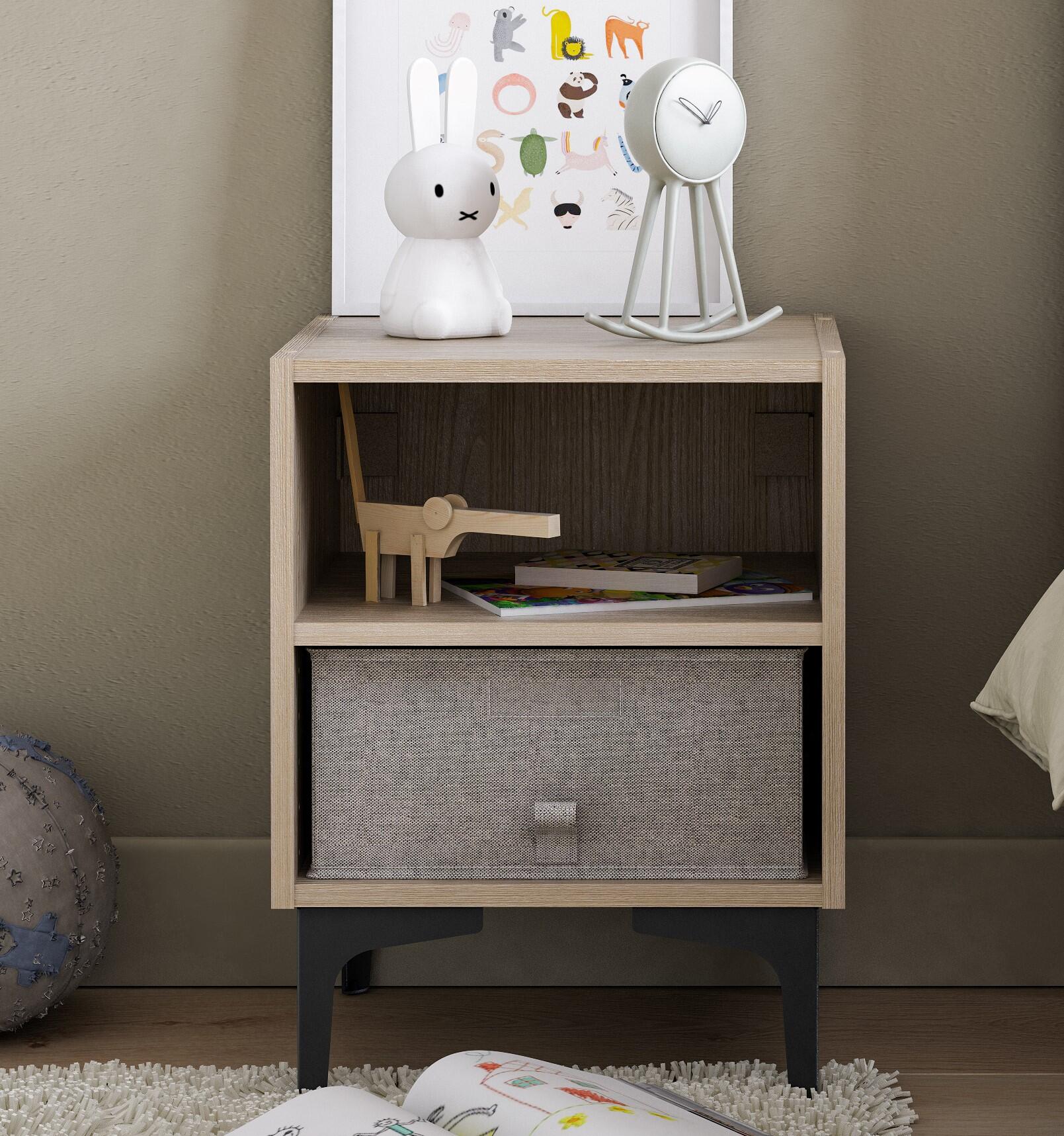 Caisson SPACEO Evo'M effet Chêne H.38,4 X L.40 X P.38 cm - 5