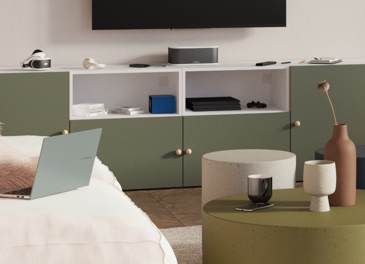 Módulo 38,4x60x38 cm branco Spaceo Evo'M - 16