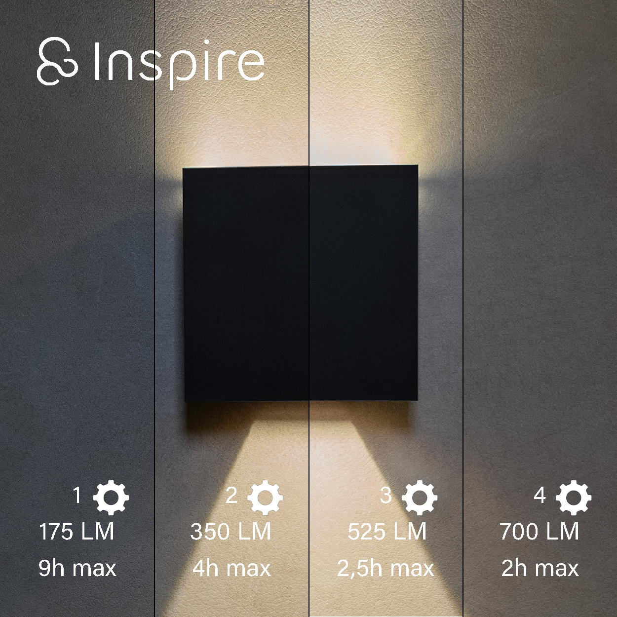 luminária de parede solar - 1