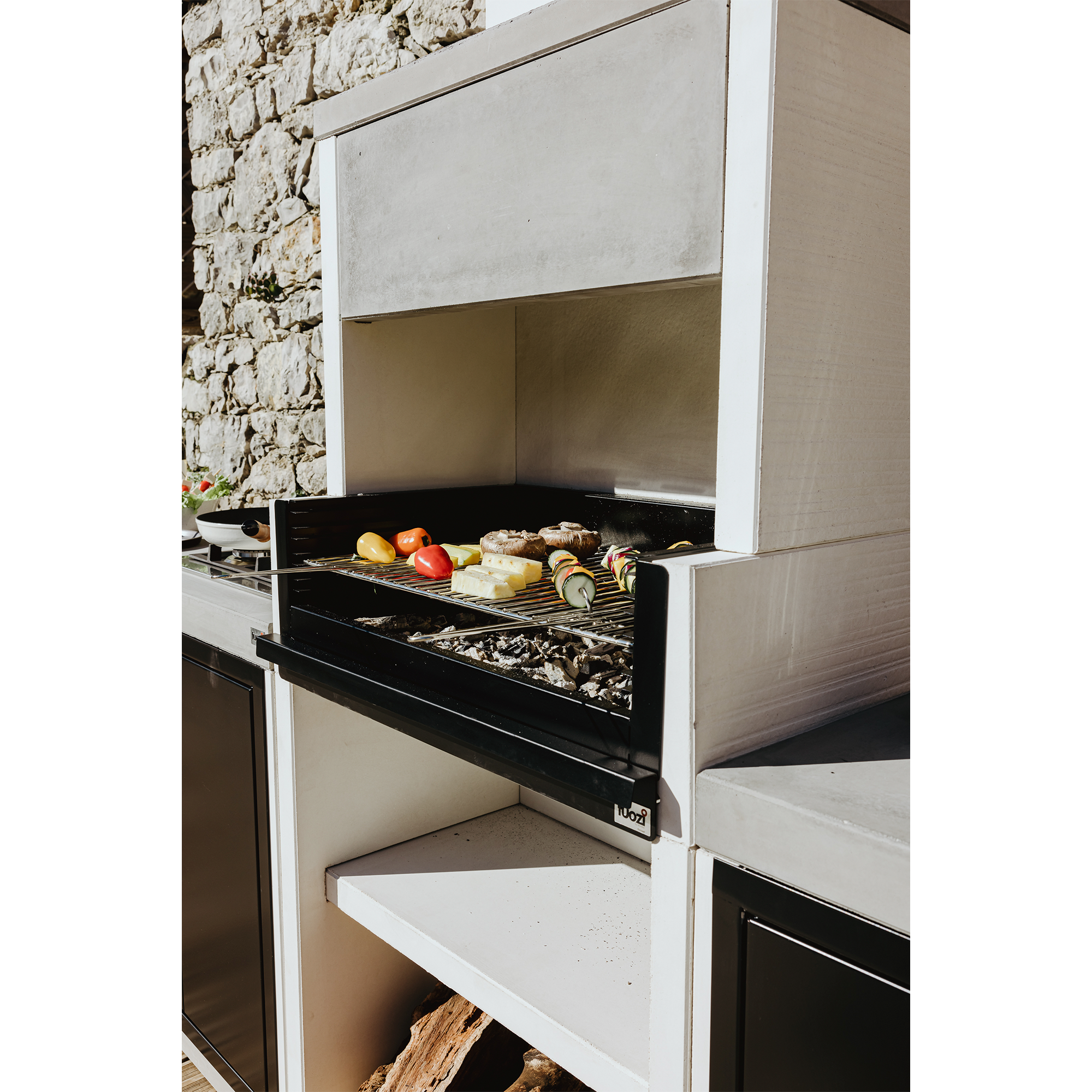 Churrasqueira moderna TUOZI VENIT FLEX PLUS HOTTE - 12