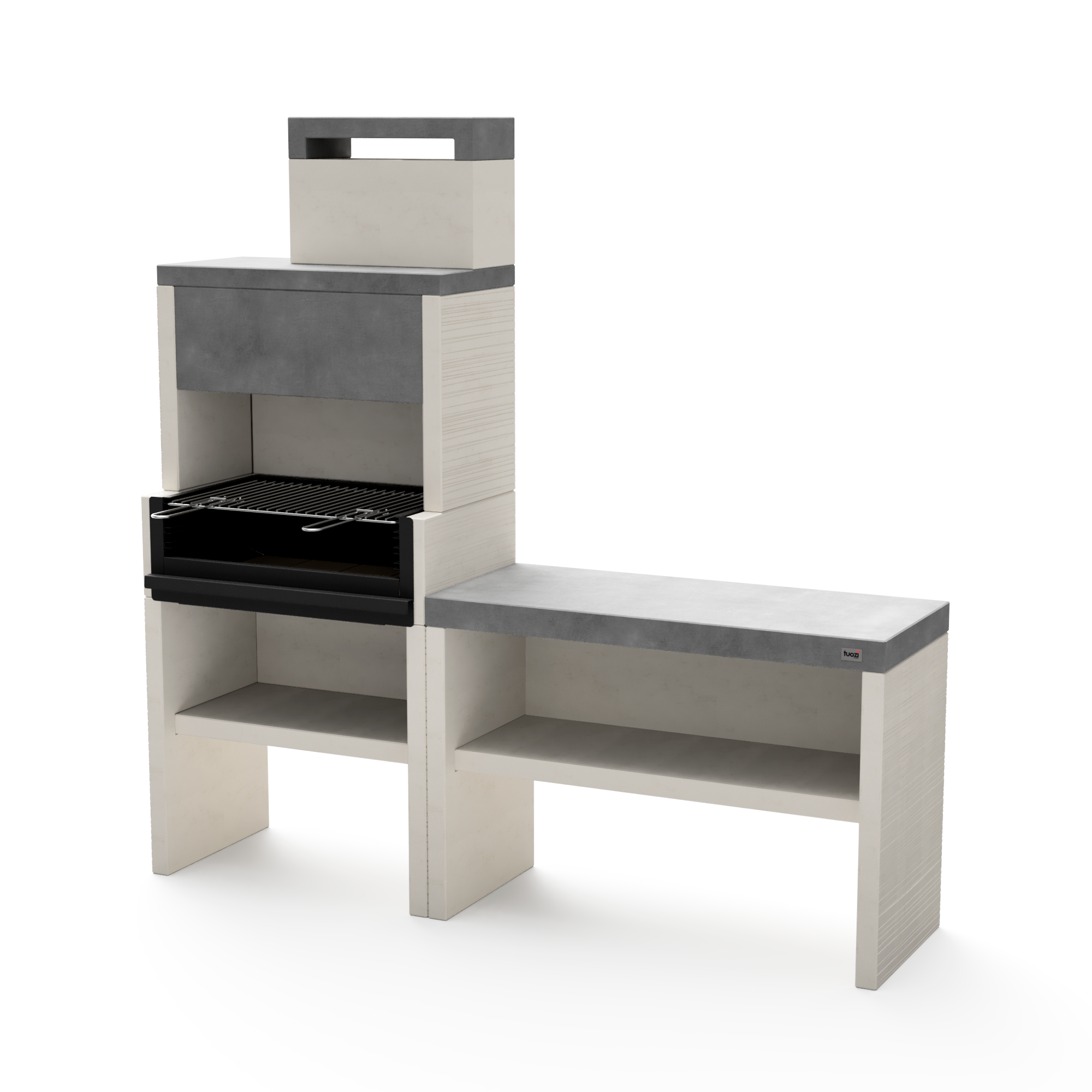 Churrasqueira moderna TUOZI VENIT FLEX PLUS HOTTE - 8