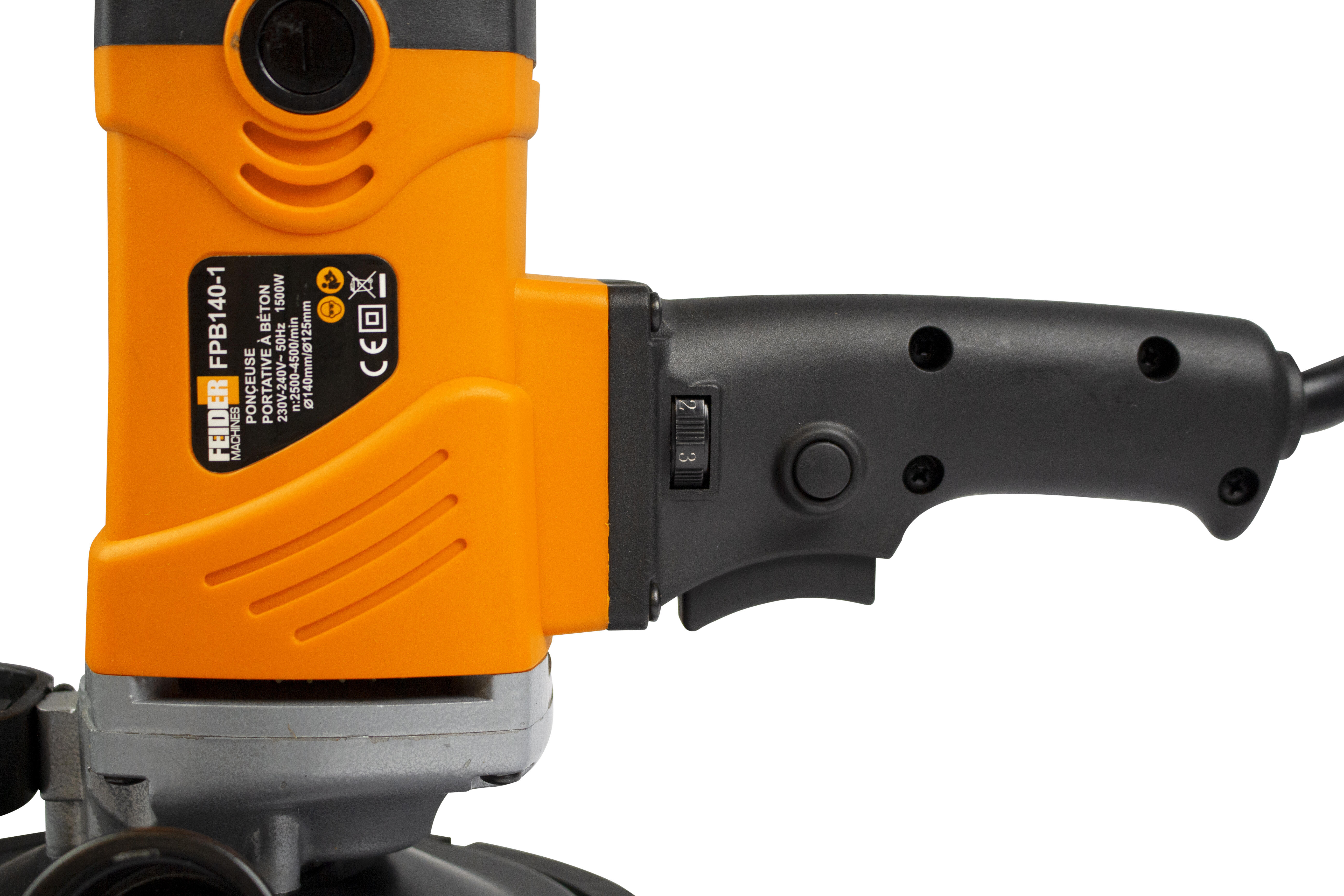 Ponceuse à béton filaire FEIDER FPB140-1, 1500 W - 8