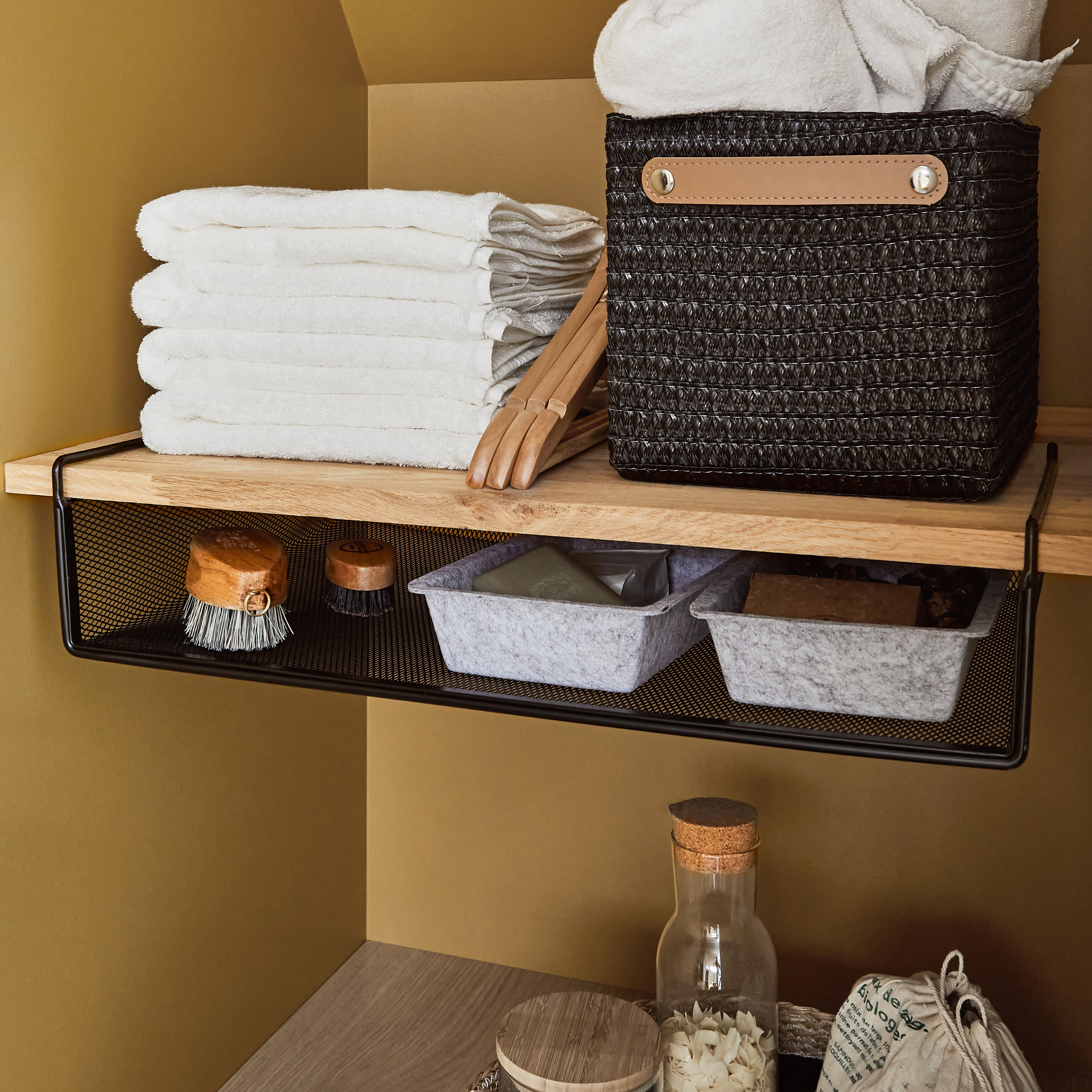 Panier SPACEO Evo'm Mesh à suspendre noir l.56 x P.35.7 cm - 4