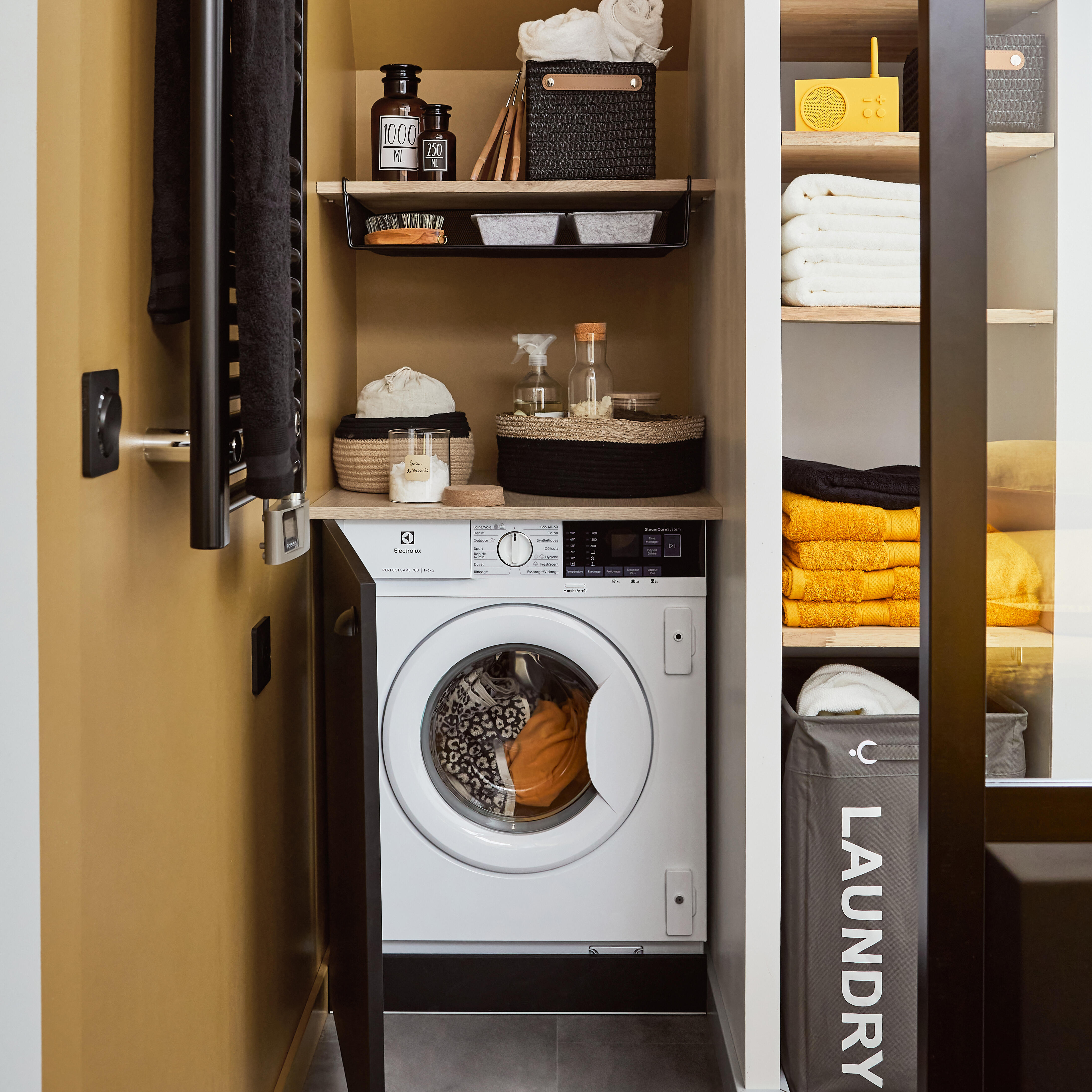 Panier SPACEO Evo'm Mesh à suspendre noir l.56 x P.35.7 cm - 3