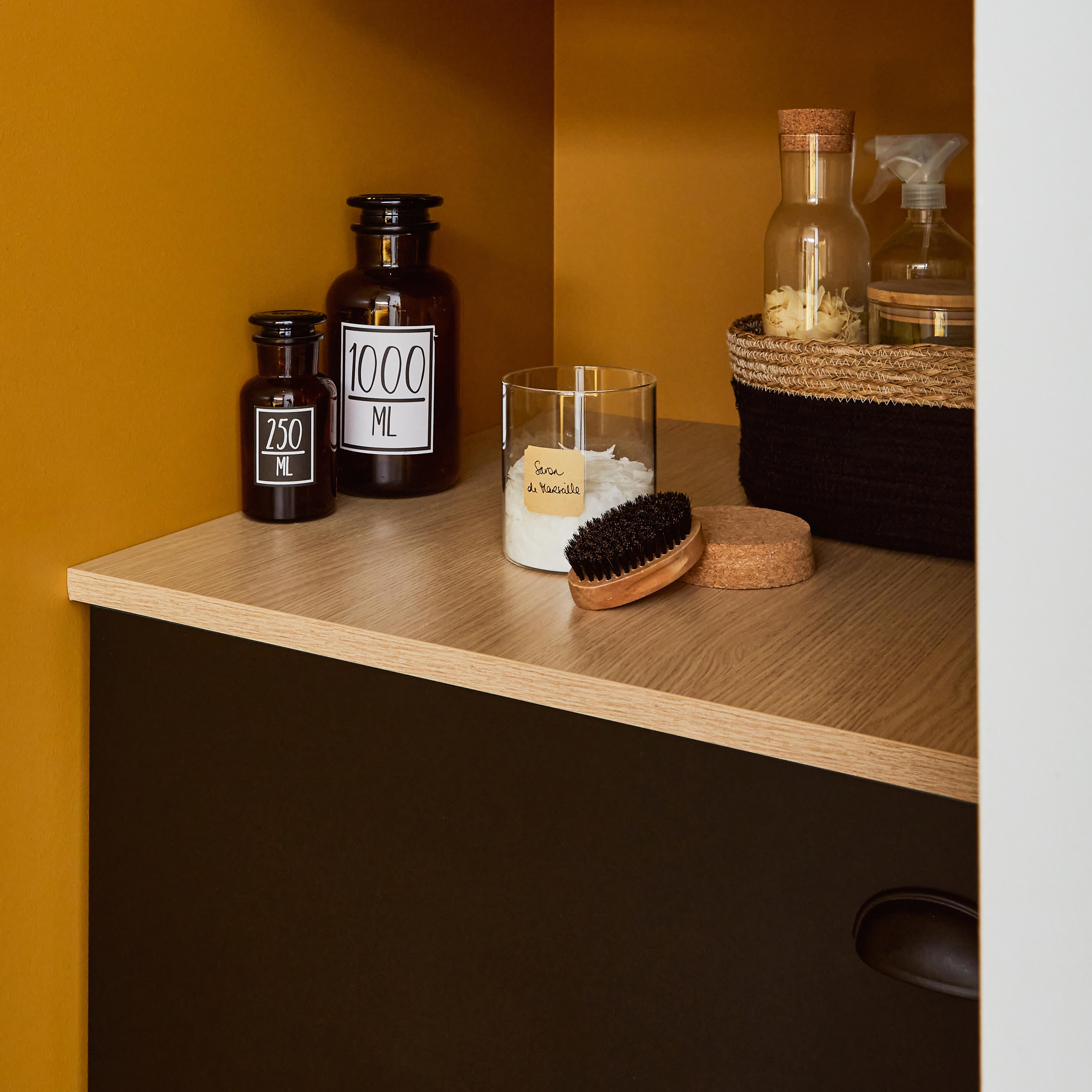 Porte de lave-vaisselle DELINIA ID Vienne noir mat H.76.5 x l.59.7 cm - 5