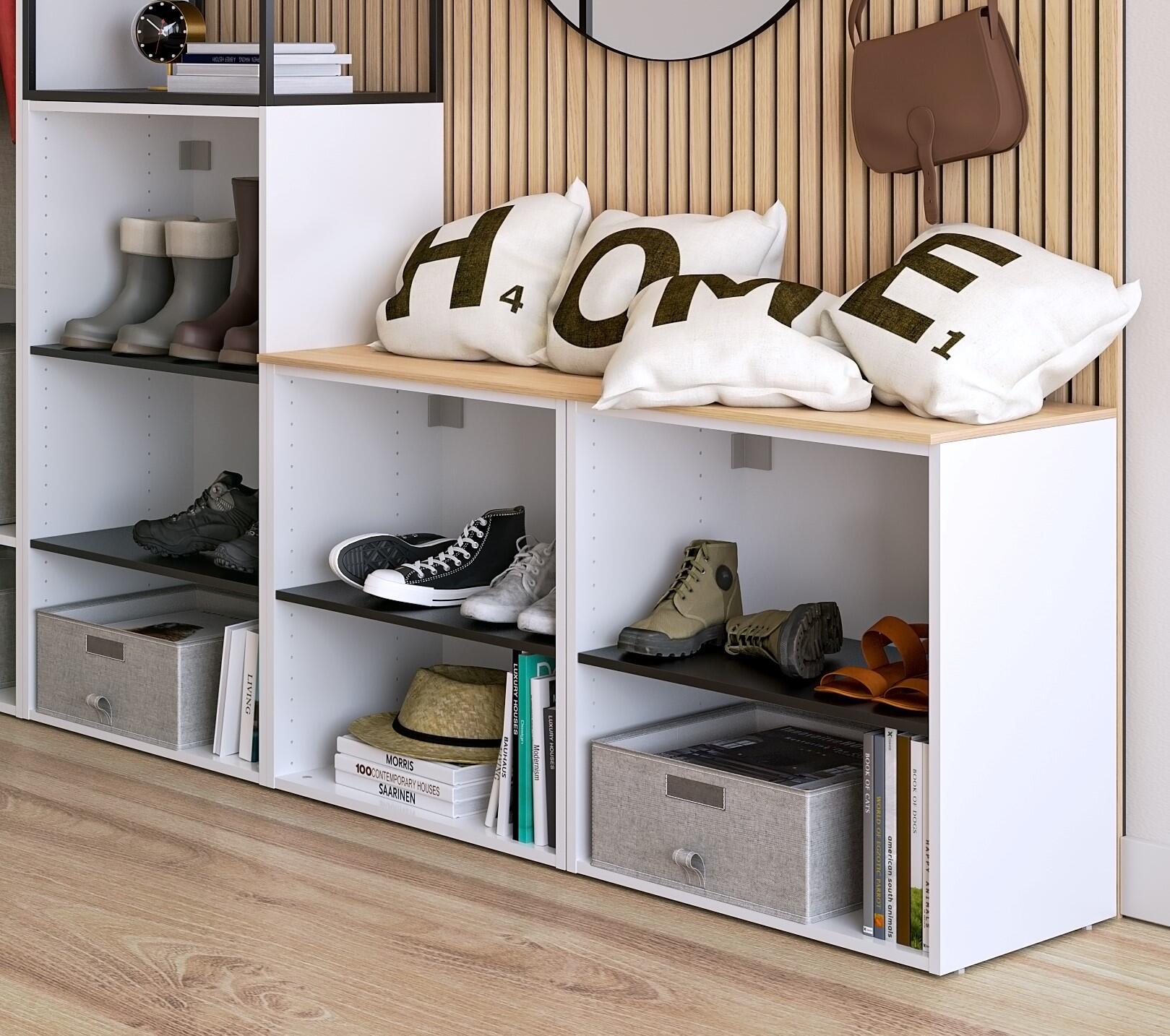 Módulo de armario Spaceo Evo’M blanco 60x102.4x38 cm - 3