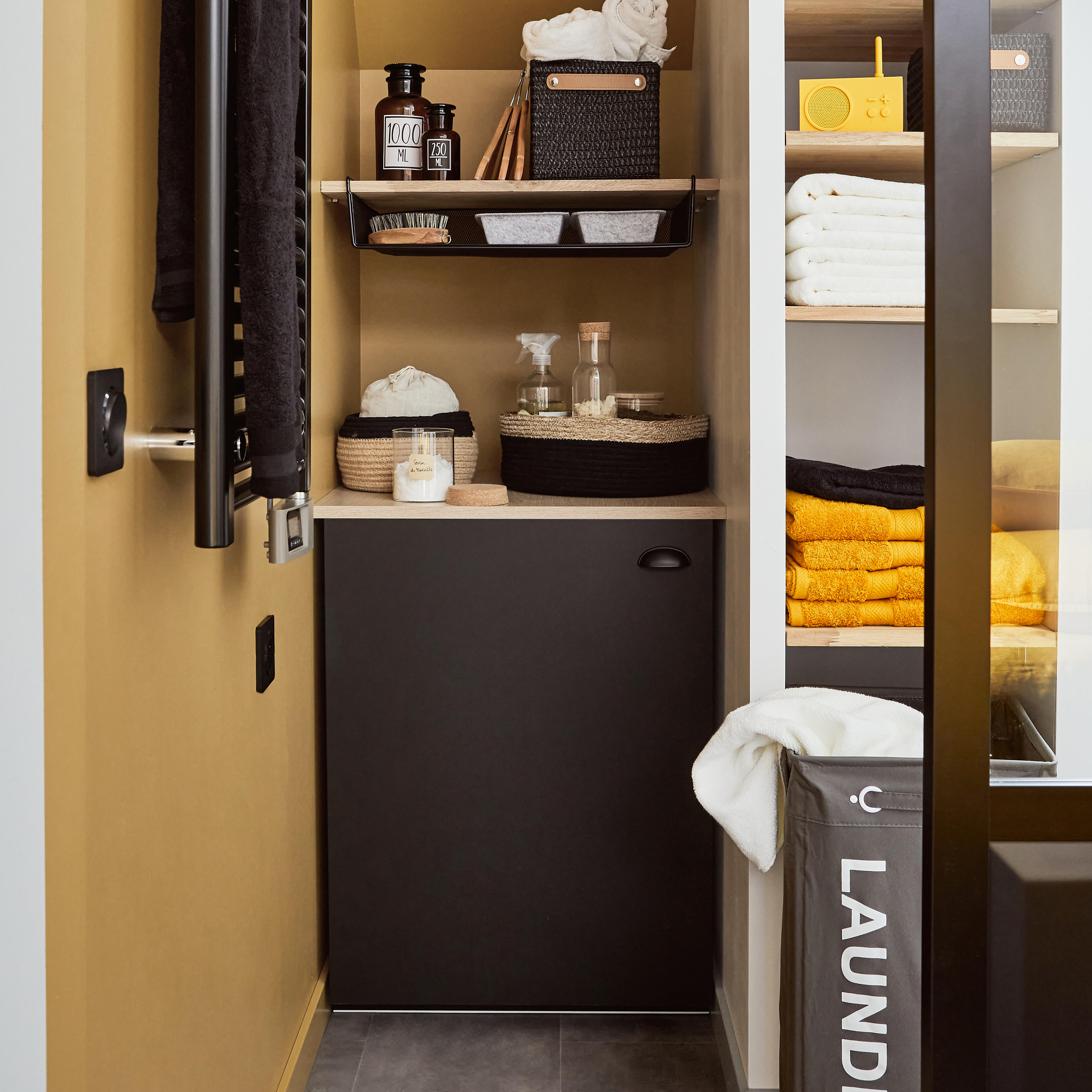 Panier SPACEO Evo'm Mesh à suspendre noir l.56 x P.35.7 cm - 2