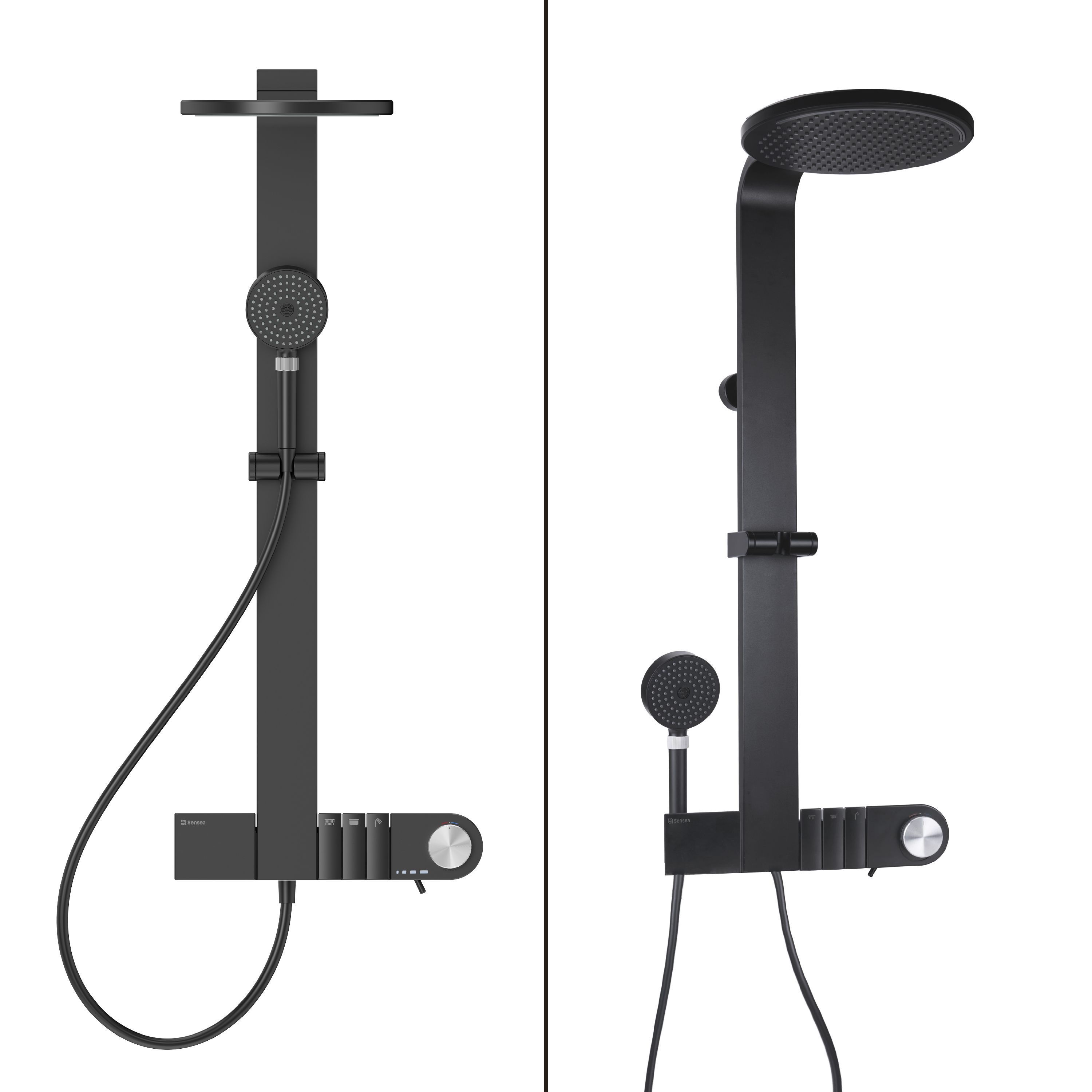 Colonne de douche mécanique, SENSEA Neo , Noir - 14