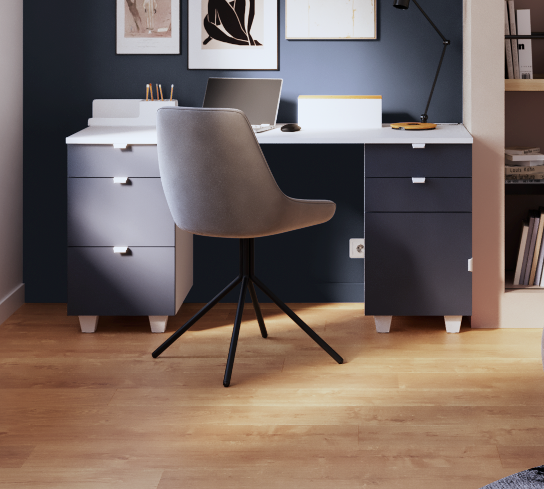 Lot de 2 pieds STANDERS pour meubles Evo'M Tim Blanc - 6