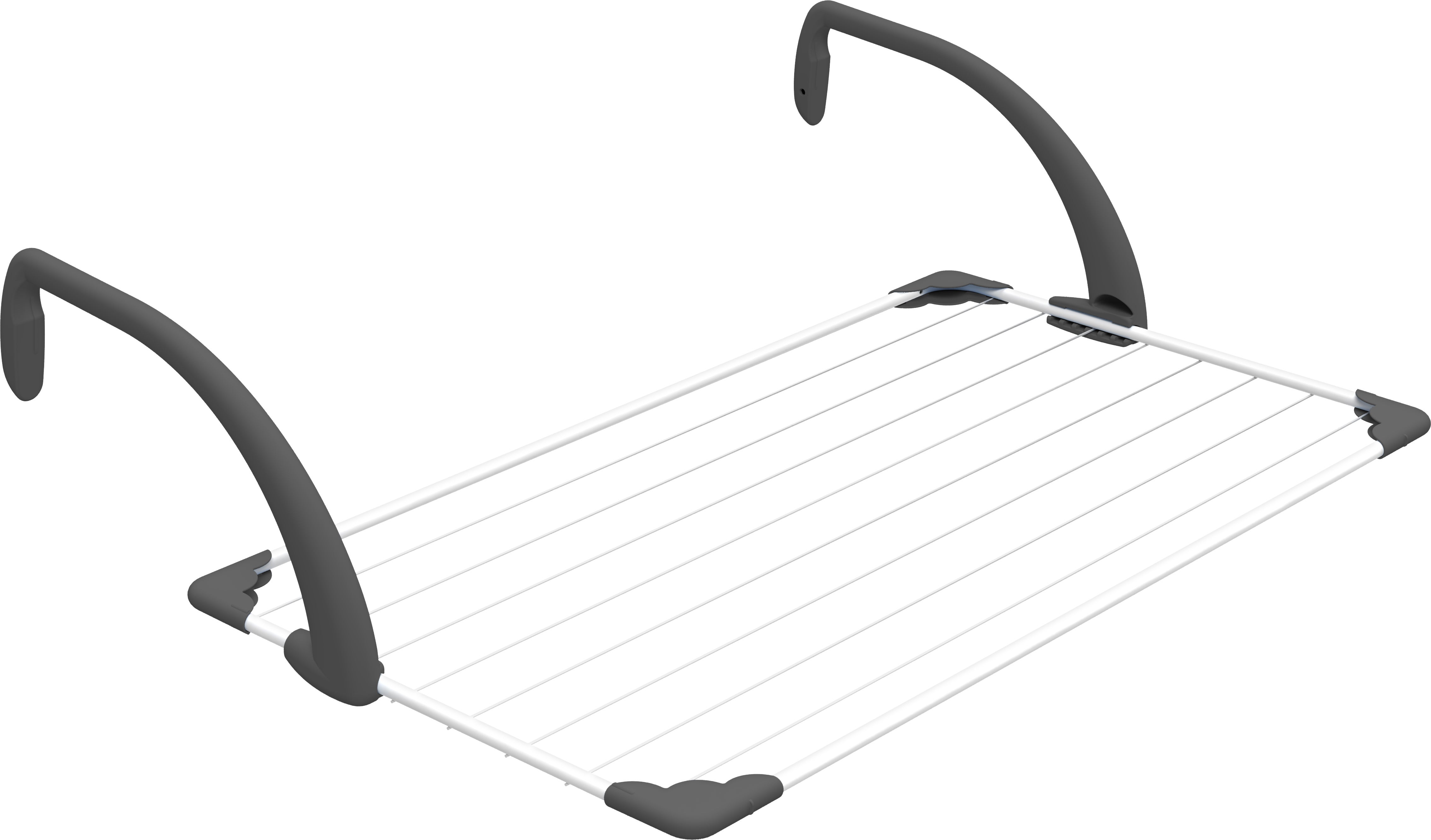 Stendibiancheria Vileda Brezza Extend - Acciaio E Resina, Estensibile Fino A 189cm, Spazio 20mt Per Balcone - Foto 2