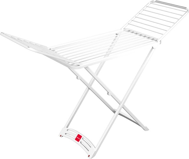 Stendibiancheria da appoggio con battenti VILEDA SOLAR da esterno con ruote in resina bianco L 181.5 cm