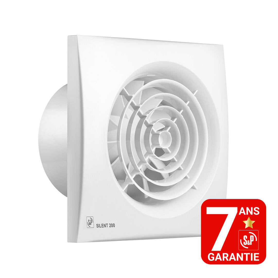 Aérateur intermittent à interrupteur S&P Silent 200 120 mm - 7