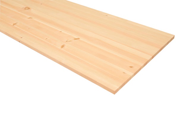 Tavola lamellare in legno di abete di douglas, 1° scelta L 90 x 200 cm x Sp 30 mm