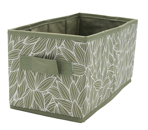 Panier BOX & BEYOND Kub vert H.15 x l.15 x P.31 cm