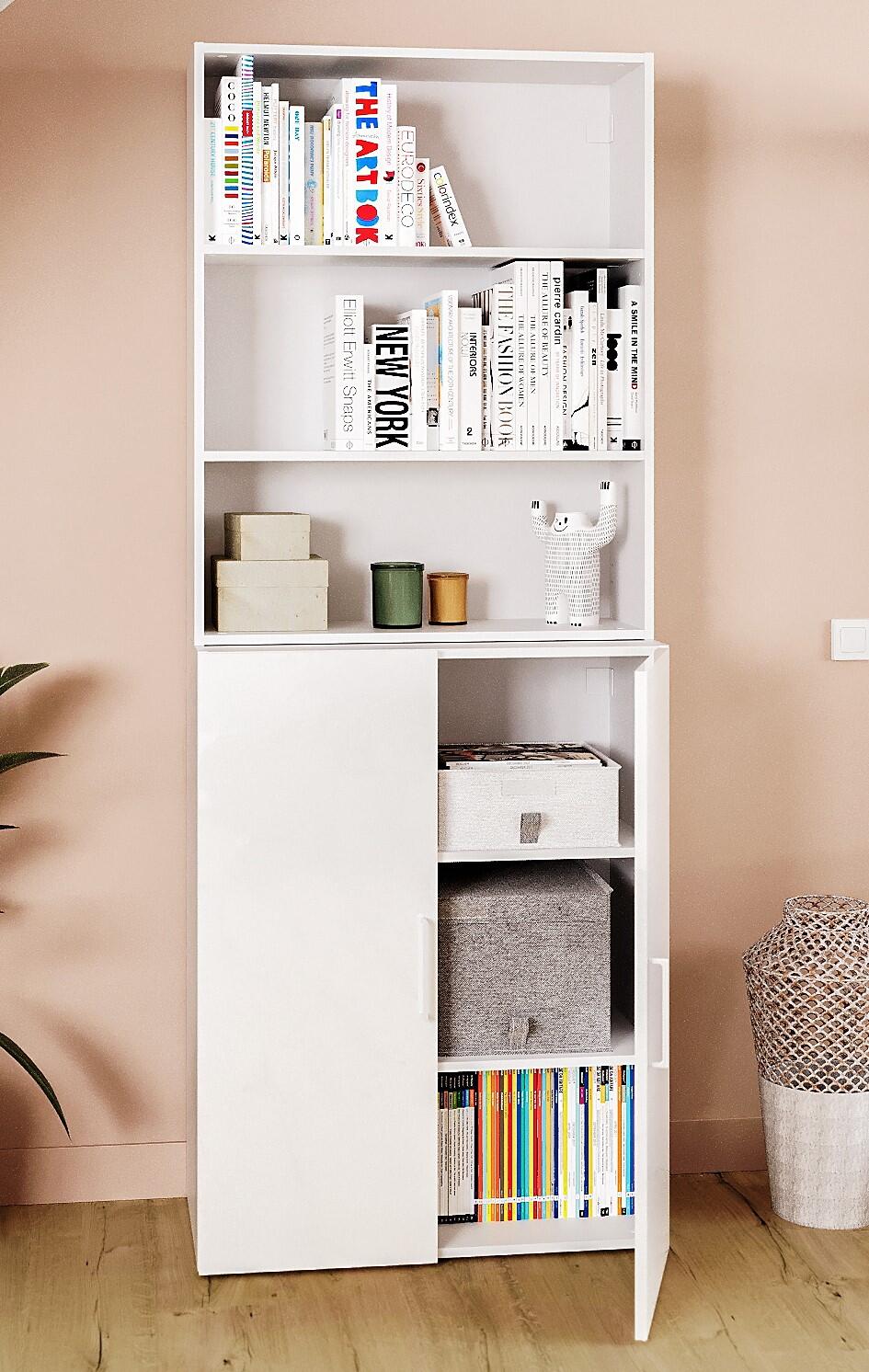 Porte battante SPACEO Evo'M Sevilla blanc brillant H.102,4 X L.60 cm - 3