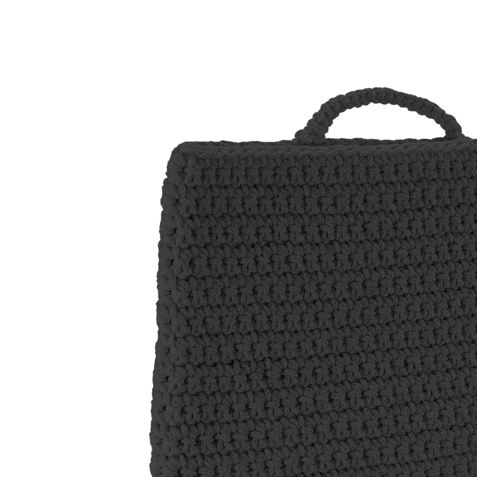 Cesta de polipropileno negro Viena 21x10x18cm - 4