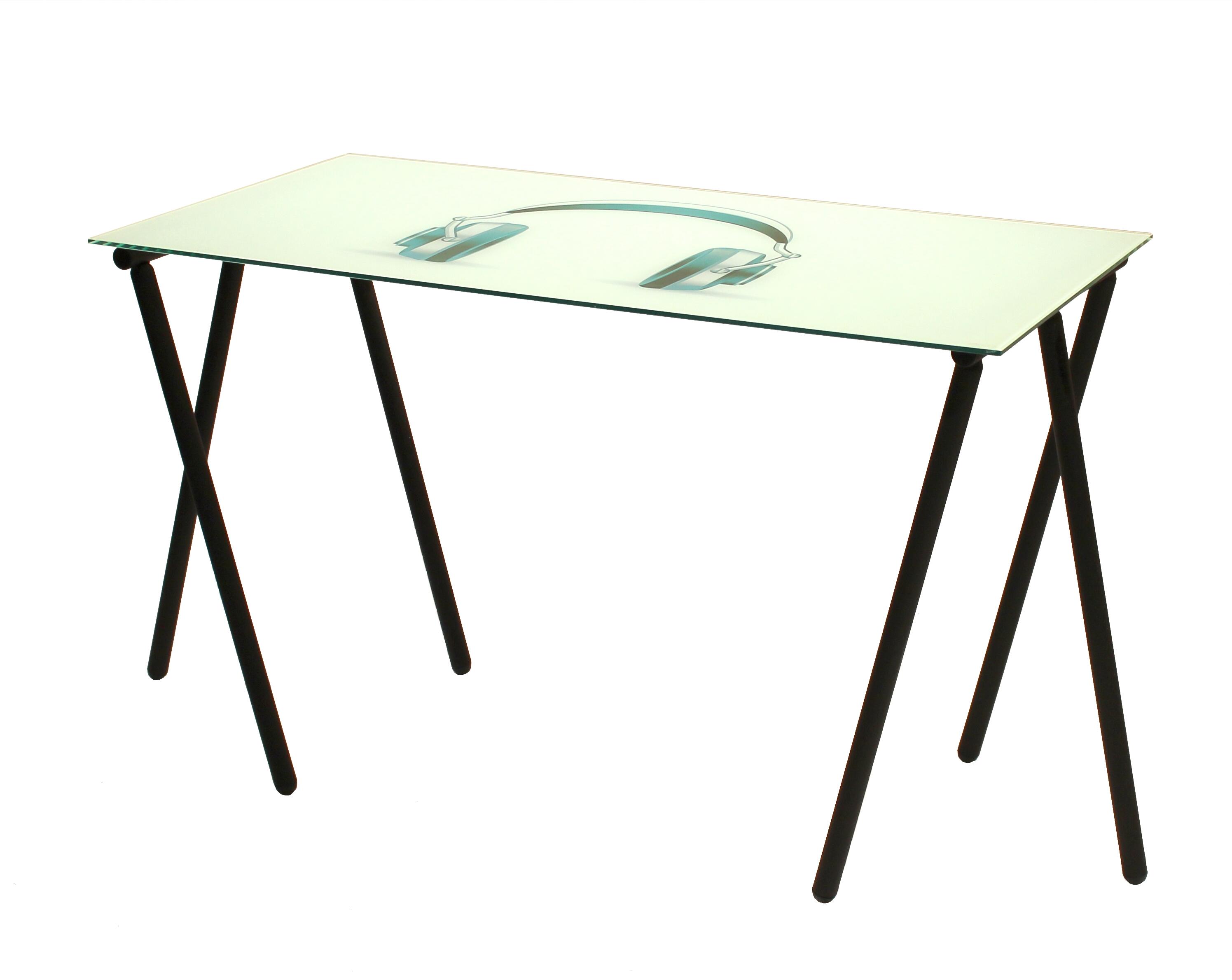 Tréteau acier français anthracite trépied Tristan RODET, H.74 x l.51 cm - 3