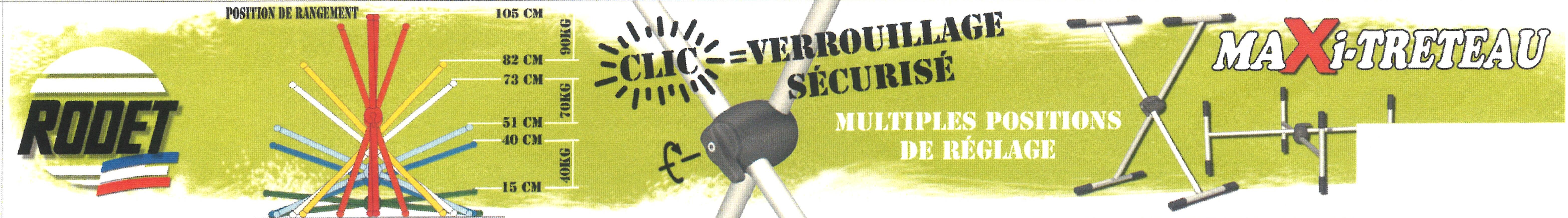 Monotréteau acier français anthracite Max RODET, H.103 x l.50 cm - 11