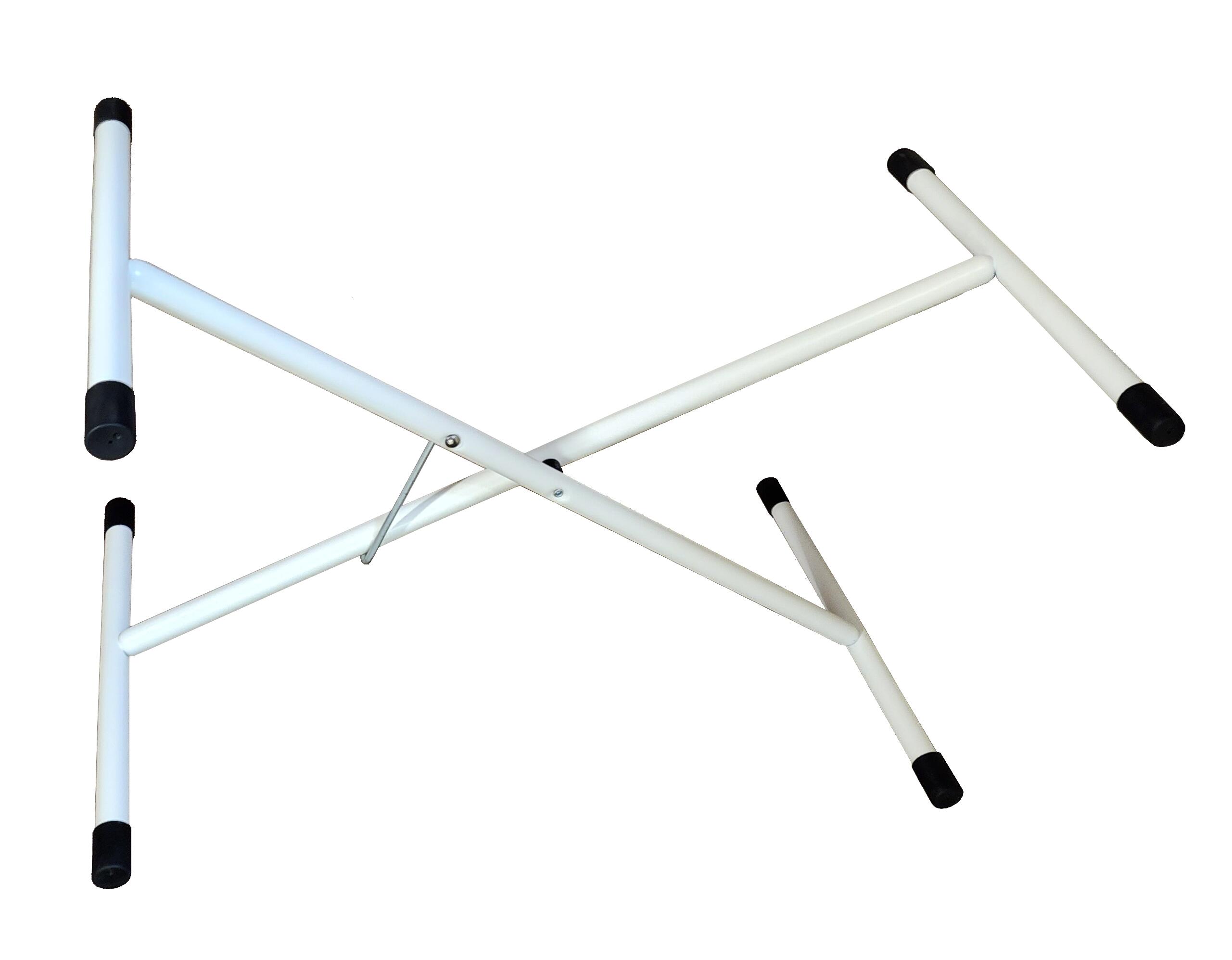 Monotréteau acier français blanc Max Eco RODET, H.103 x l.50 cm - 3