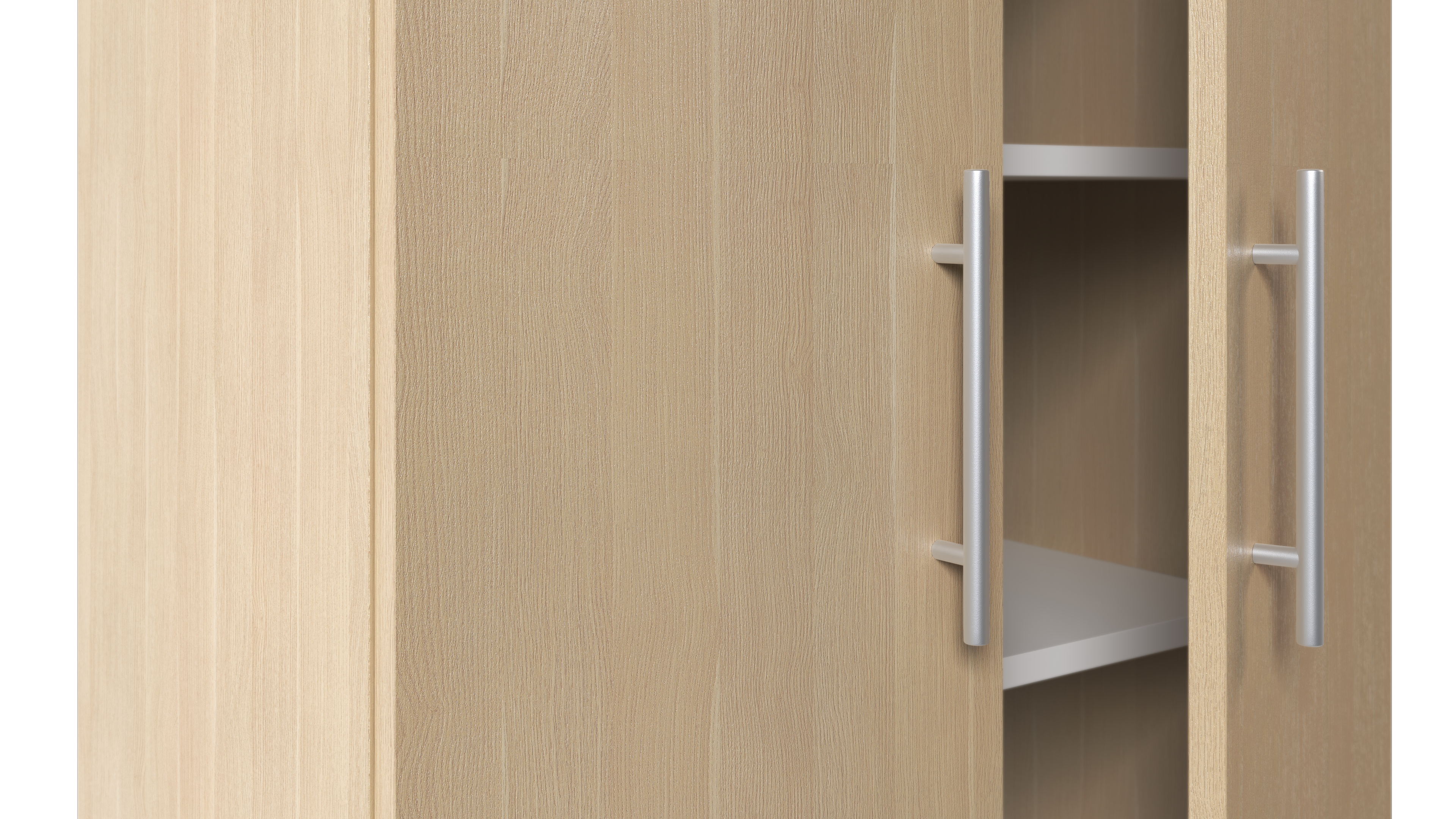 Sapateira 2 portas 21 pares 180x60x35,6 cm carvalho natural Homes Nimes - 8