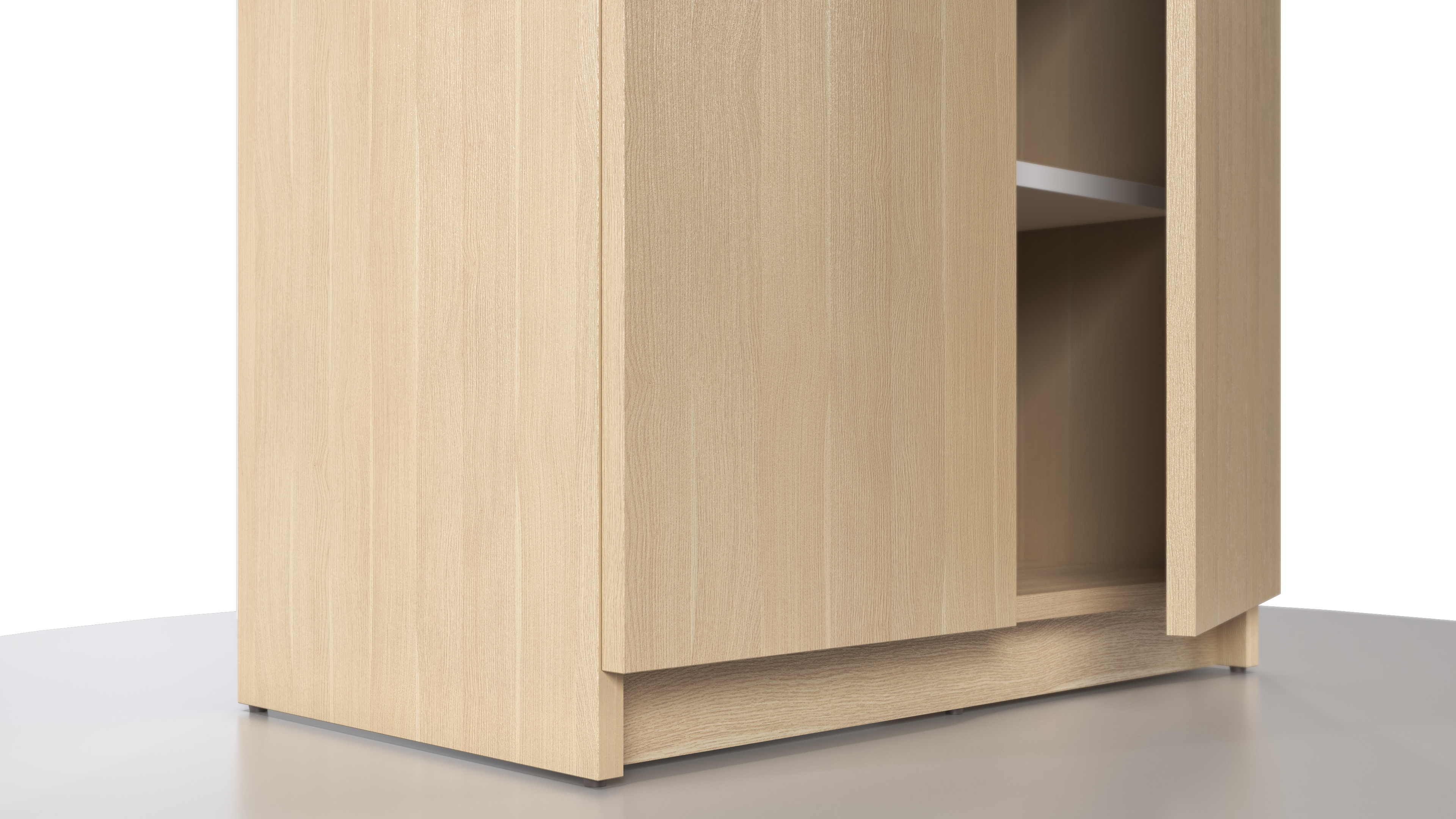 Sapateira 2 portas 21 pares 180x60x35,6 cm carvalho natural Homes Nimes - 7