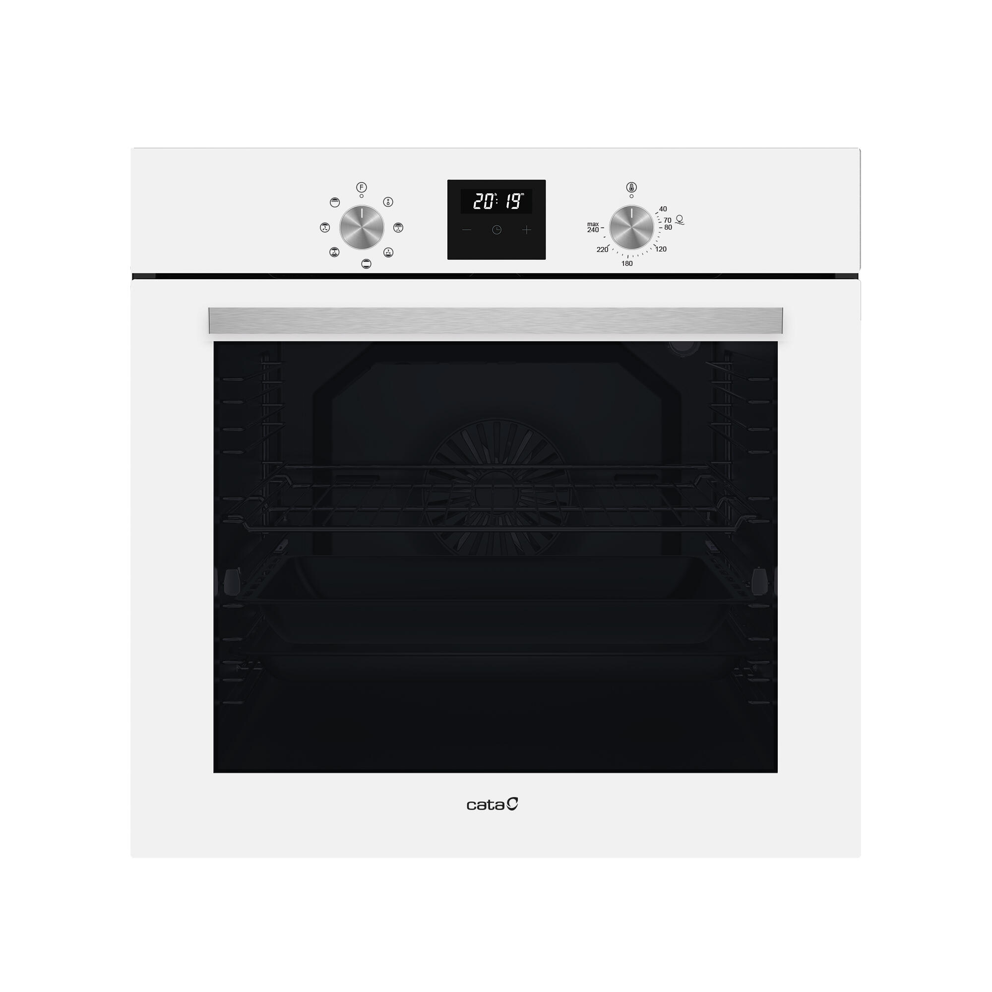 Cata  Horno Mds 8007 Wh Multifunción 80 Litros Manual Clase A Blanco , Leroy Merlin