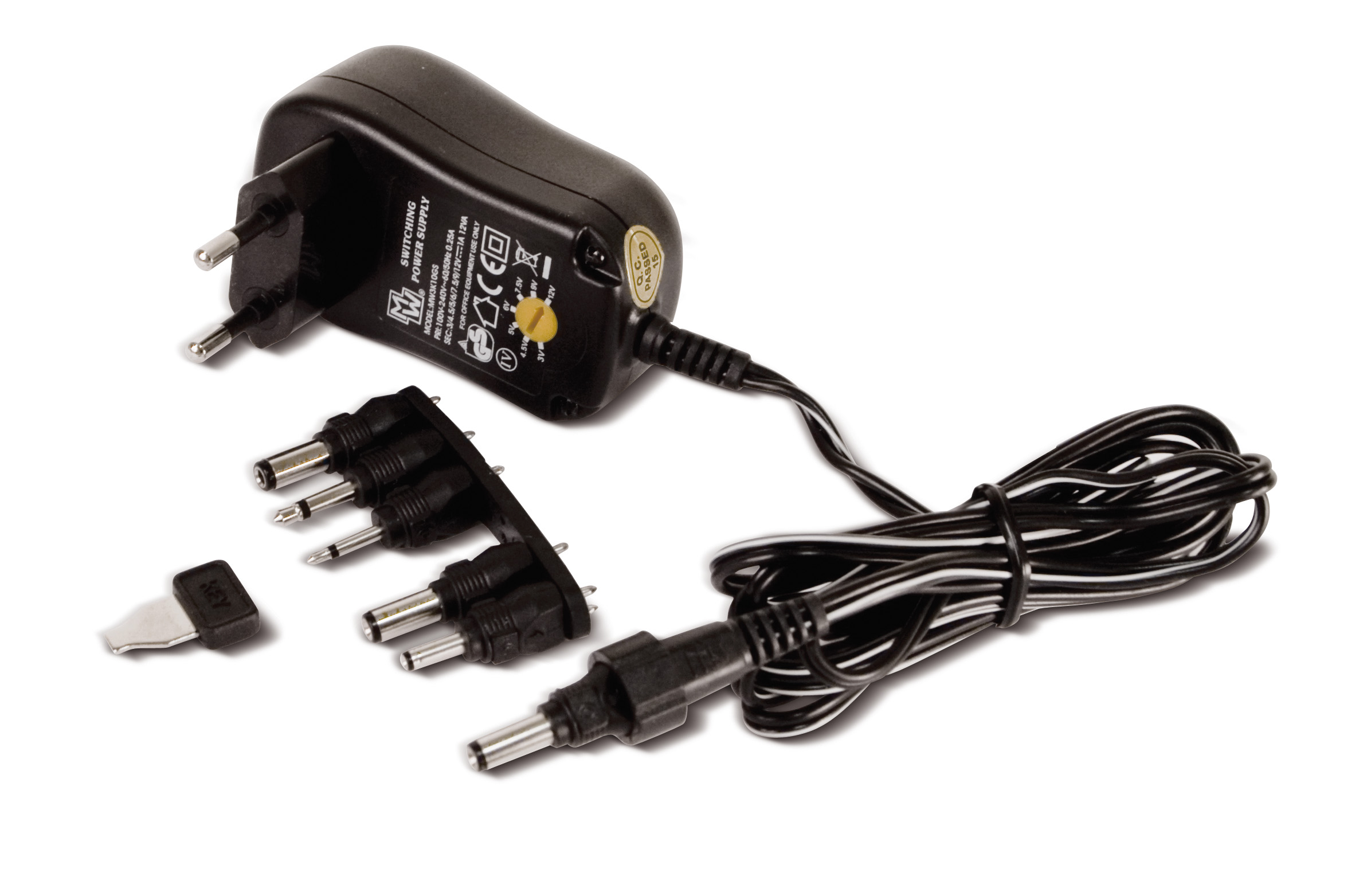 Alimentador con selector de voltaje 3-12v 1000ma